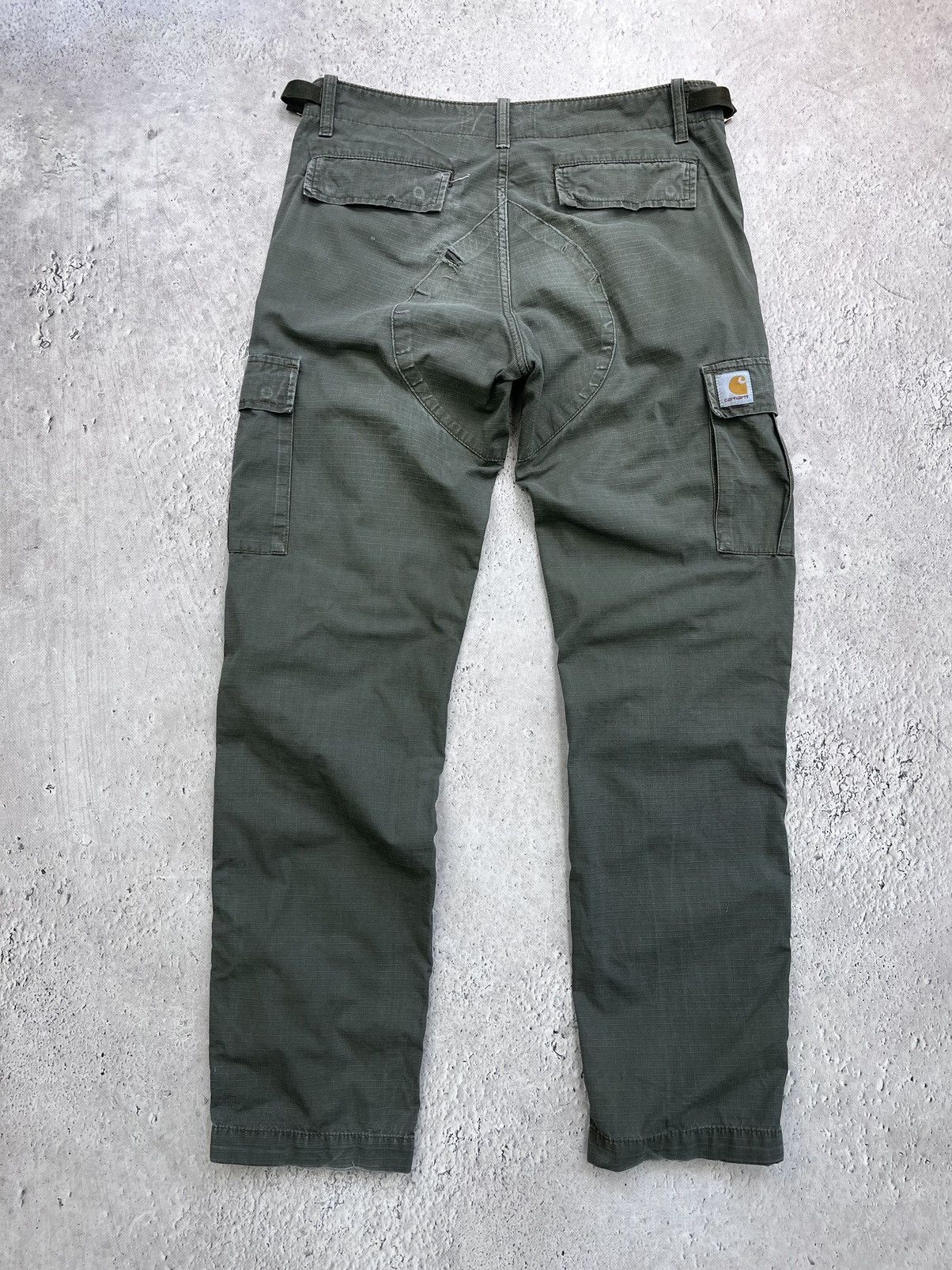 Carhartt × Vintage Vintage Carhartt Cargo Pants Thrashed Travis Scott Style Size US 29 - 9 Thumbnail