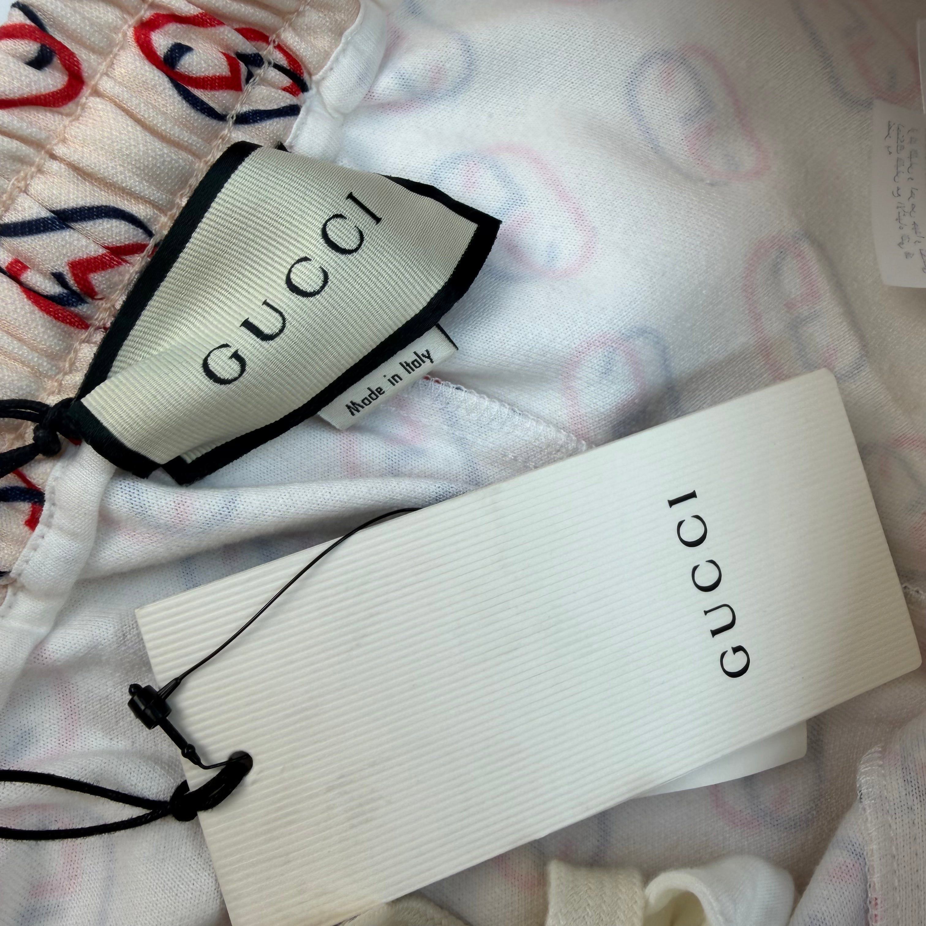 Gucci Gucci Interlocking GG Ivory Joggers XS Size US 28 / EU 44 - 5 Thumbnail