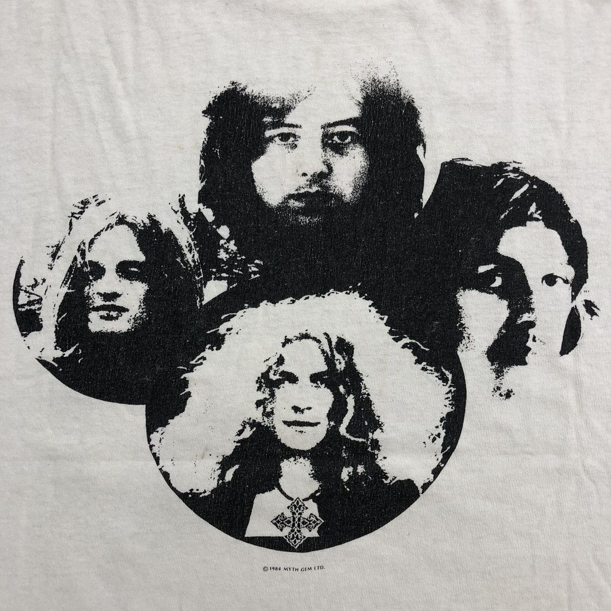 Band Tees 1980s Vintage Led Zeppelin Concert Tour Punk Rock Band Tee Size US M / EU 48-50 / 2 - 16 Thumbnail