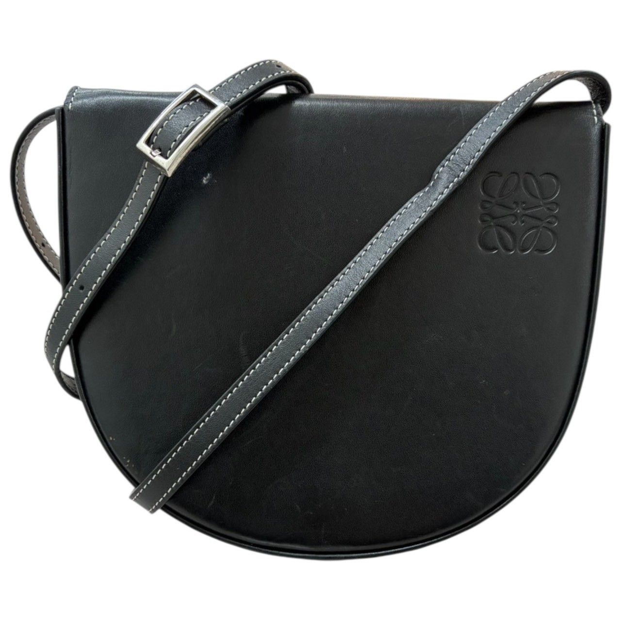 Loewe Loewe Loewe Anagram Heel Pouch Leather Shoulder Bag Leather Shoulder Bag 109.54.V01 DUTY FREE for USA Size ONE SIZE - 1 Thumbnail