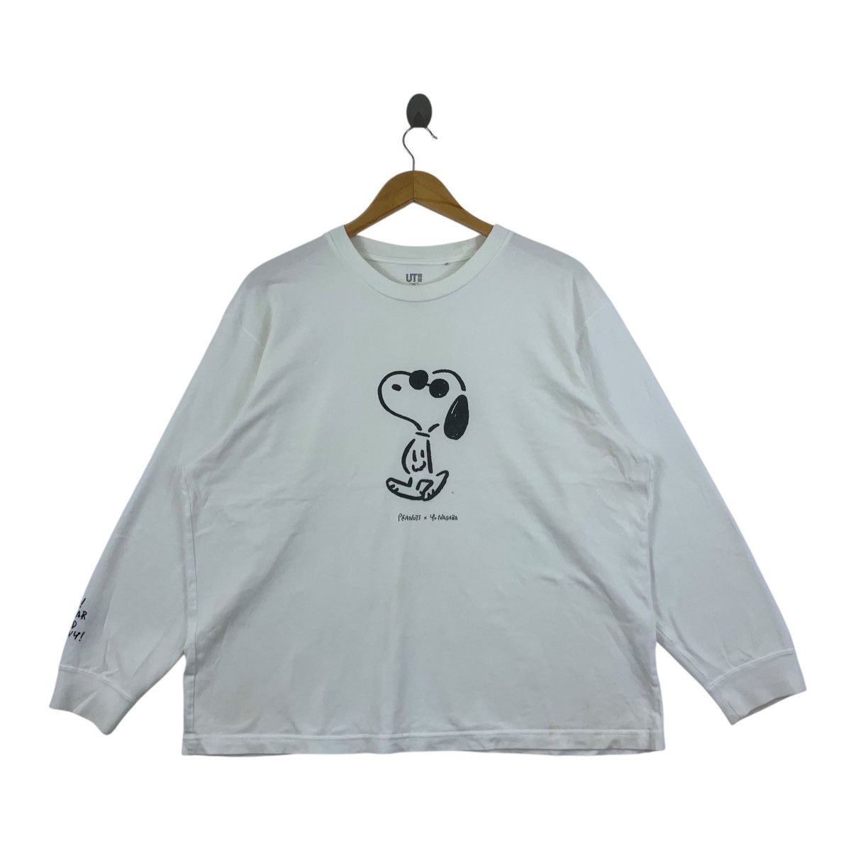 Peanuts × Uniqlo UNIQLO x YU NAGABA x PEANUTS Comic Strip Tee Shirt Top Size XXL / US 16-18 / IT 52-54 - 1 Thumbnail