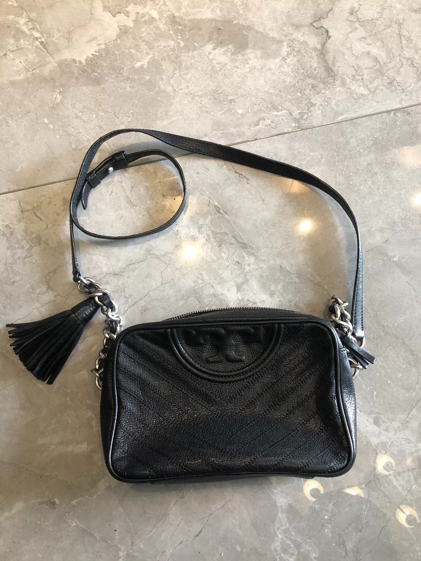 Tory Burch Tory Burch Fringe Leather Camera Bag Size ONE SIZE - 1 Thumbnail
