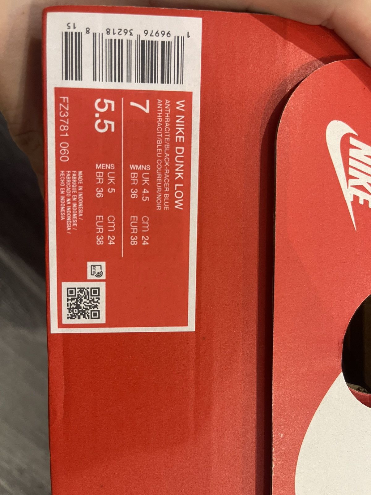 Nike New full black Nike Dunk EU 38 WITH BOX Size US 6 / EU 39 - 4 Thumbnail