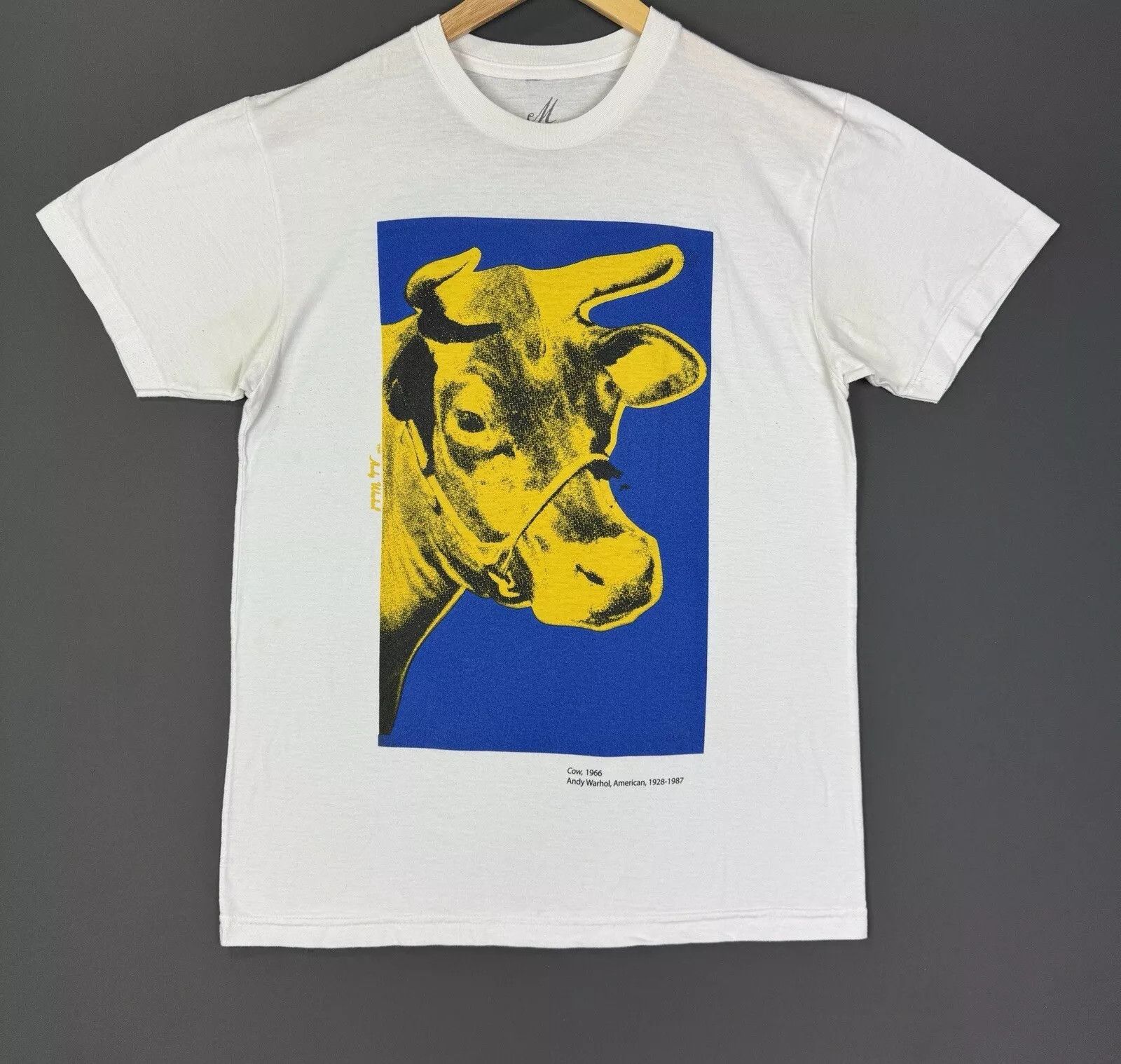 Andy Warhol The Andy Warhol Museum Cow Painting Art Promo Rare T-Shirt Size US M / EU 48-50 / 2 - 1 Thumbnail