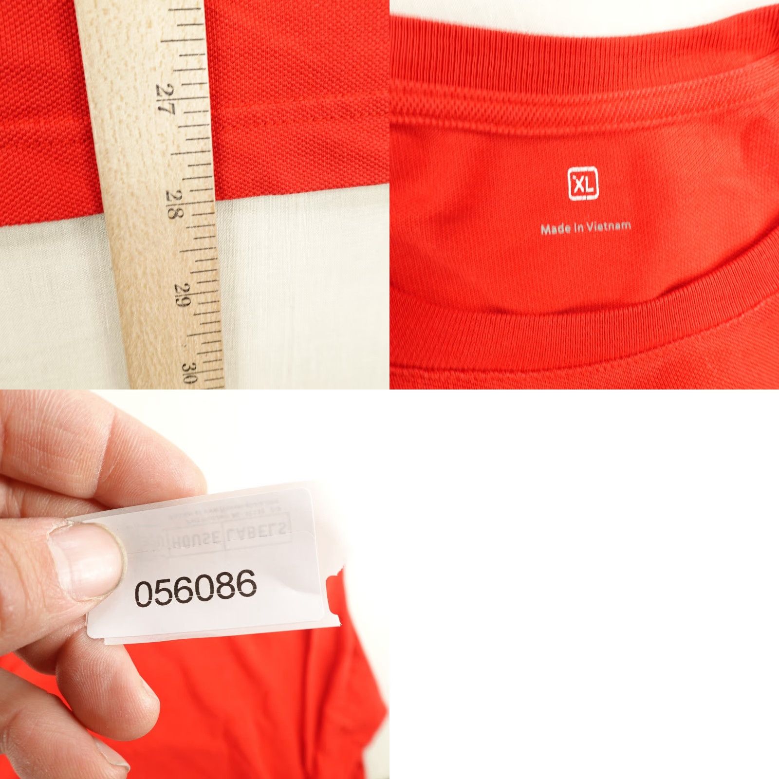 Apple Apple Shirt Mens XL Red Embroidered Thermal Logo Crew Neck T-Shirt (Solid) Casual Geek Nerd Outdoor Mens XL Red Apple Shirt Size US XL / EU 56 / 4 - 8 Thumbnail