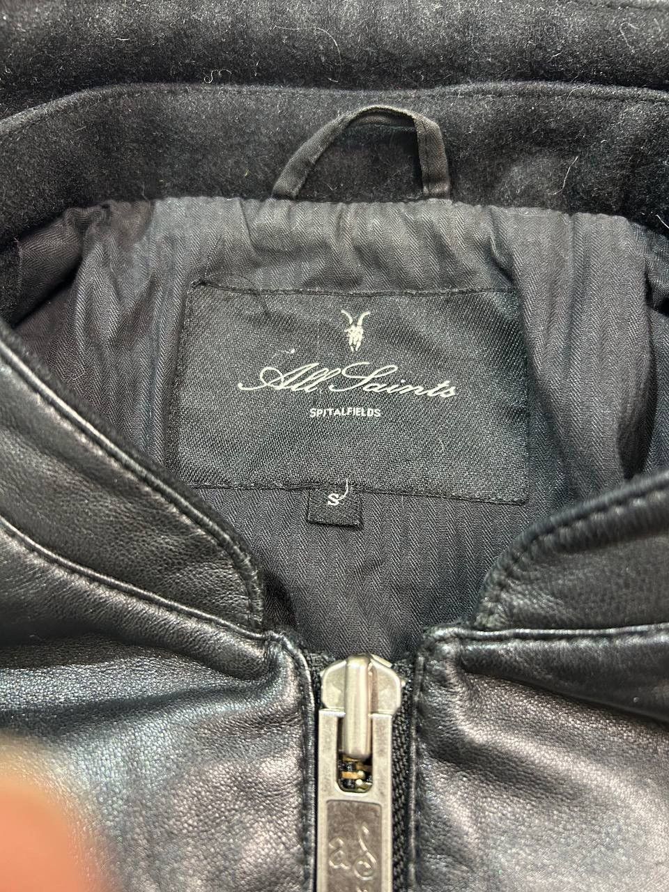 Allsaints Allsaints Spitalfields rare man crystal leather jacket 2007 Size US S / EU 44-46 / 1 - 3 Thumbnail