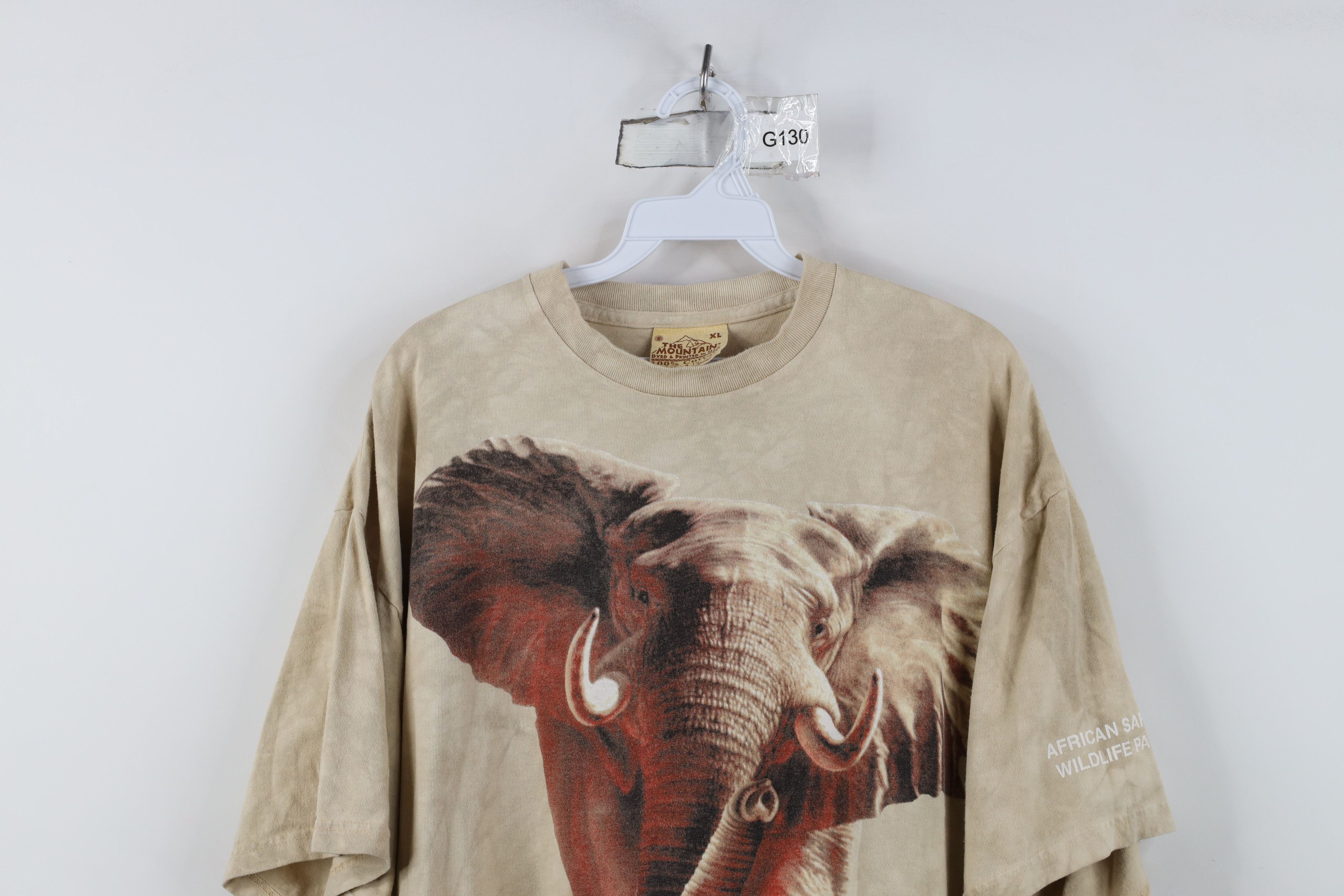 Vintage Vintage Y2K 2002 Streetwear Elephant Wildlife T-Shirt Size US XL / EU 56 / 4 - 2 Thumbnail
