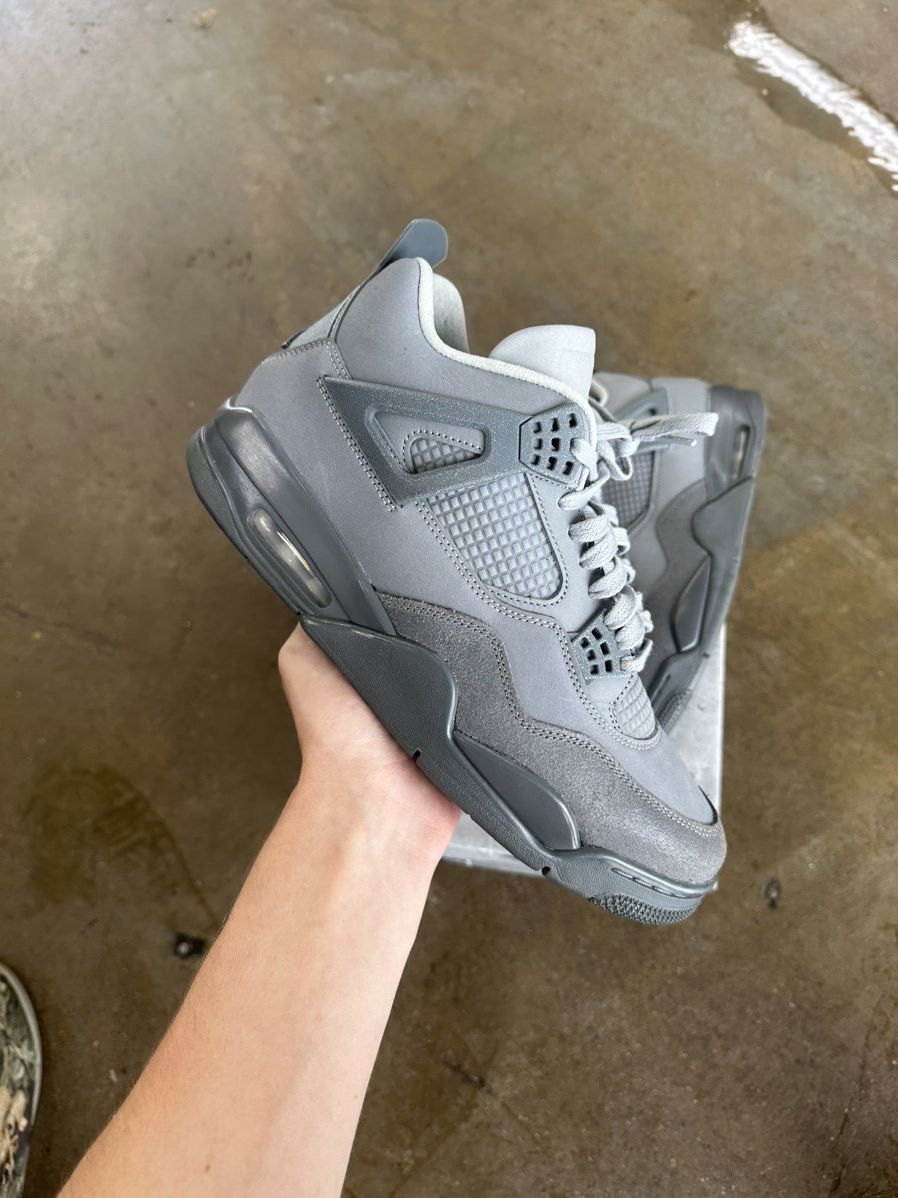 Jordan 4 wet cement worn 1x size 10 display picture 2