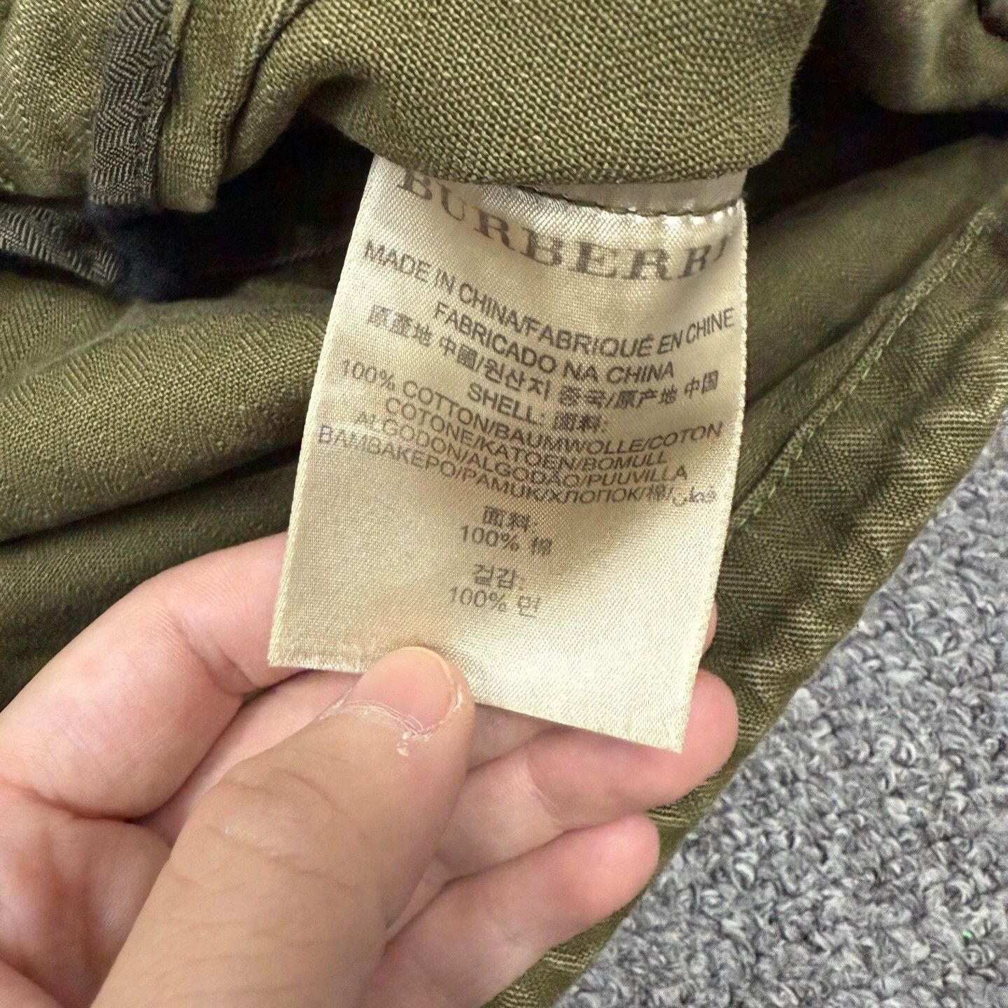 Burberry Burberry Olive Green L 9/10 cuffs wear Jacket Size US L / EU 52-54 / 3 - 5 Thumbnail
