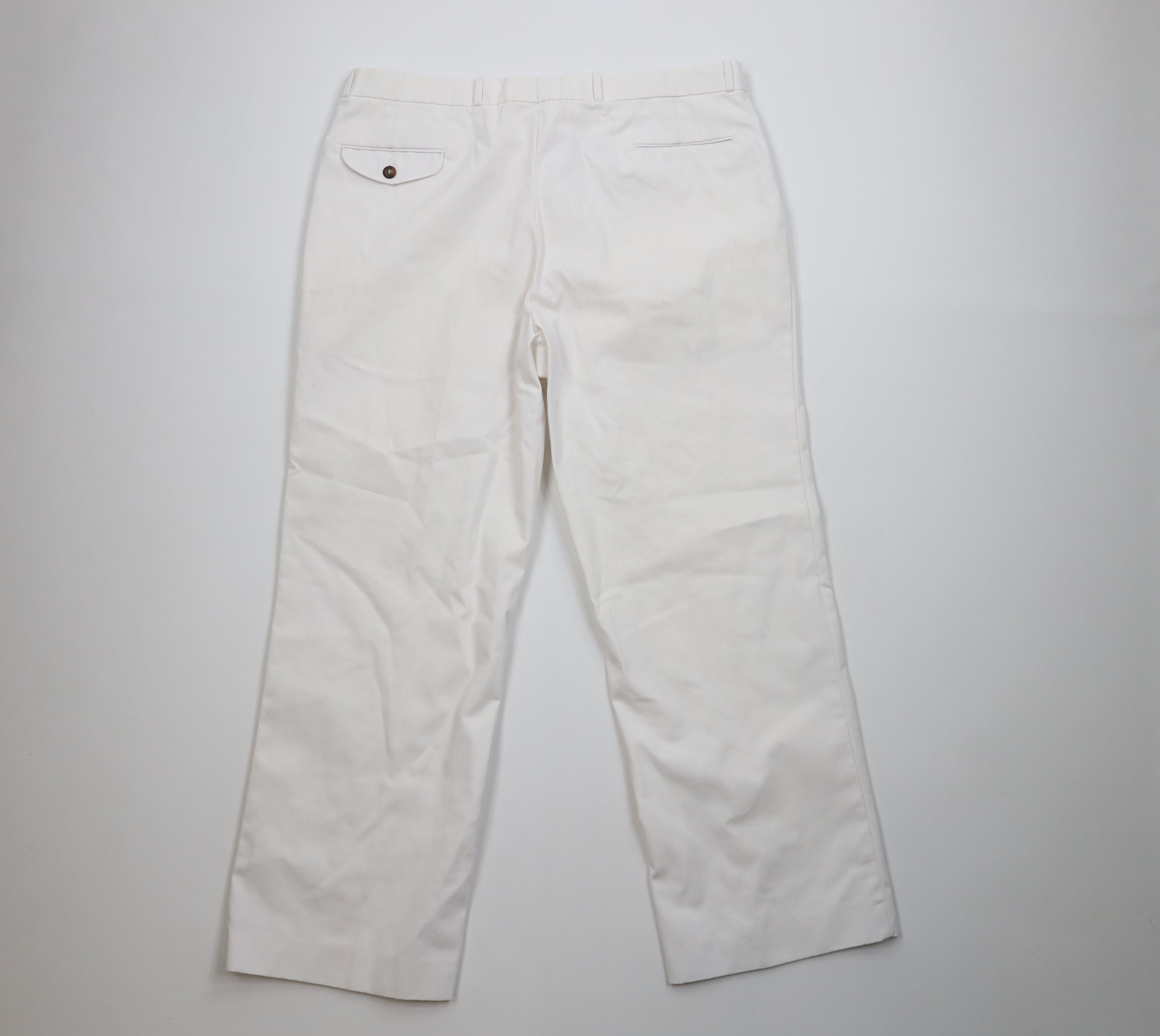 Vintage Vintage 90s Streetwear Wide Leg Chino Pants Trousers White Size US 38 / EU 54 - 11 Thumbnail