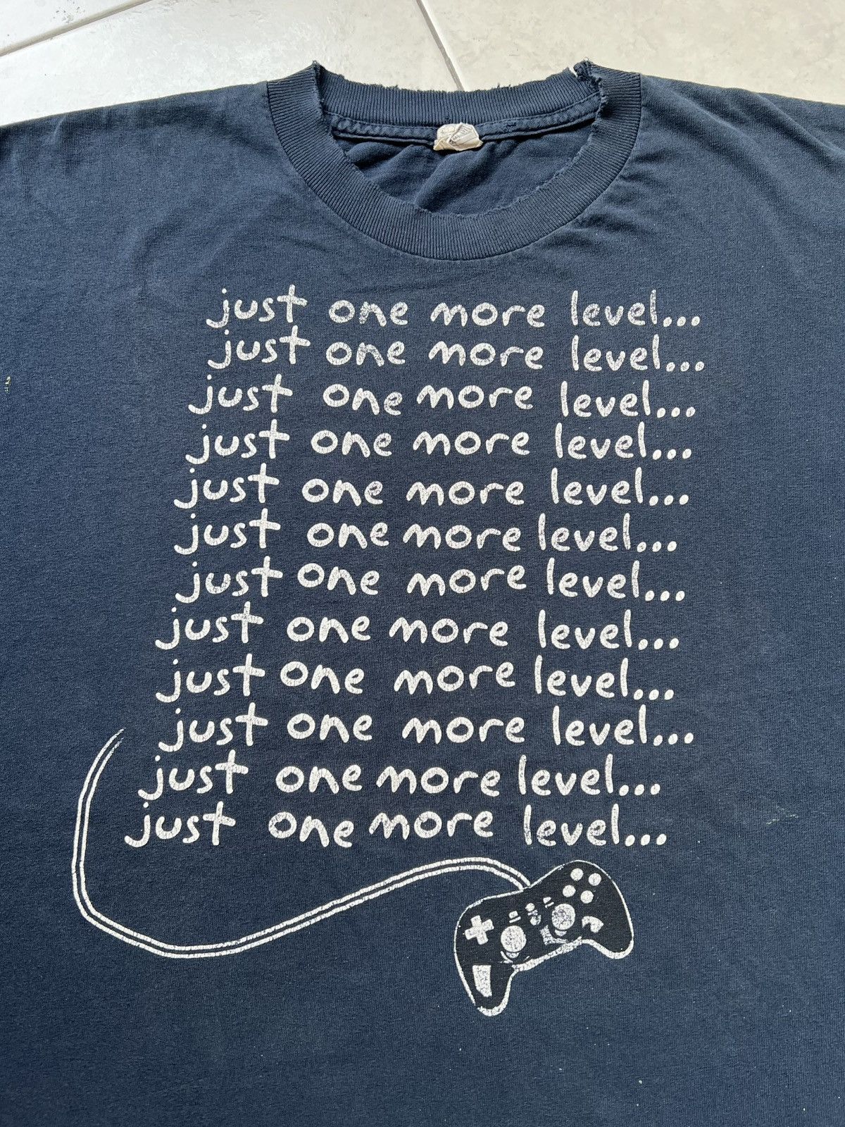 Nintendo Thrashed Just One More Level Tees Size US XL / EU 56 / 4 - 1 Thumbnail