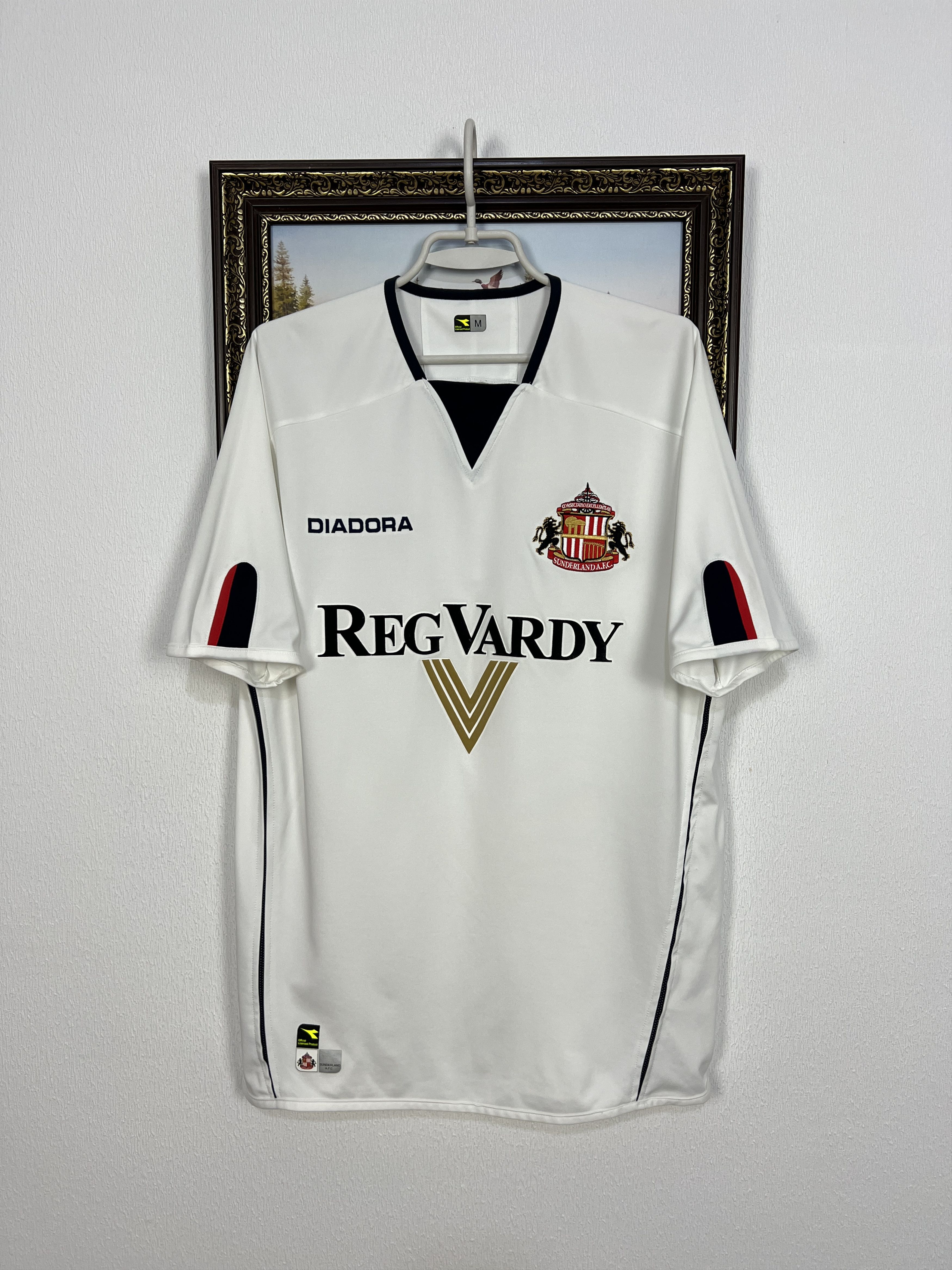 Diadora Sunderland Away football shirt 2004 Soccer Diadora Jersey Size US M / EU 48-50 / 2 - 1 Thumbnail