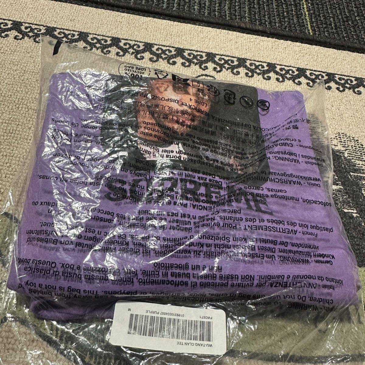 Supreme Supreme Wu-Tang Clan RZA Tee Size US M / EU 48-50 / 2 - 3 Thumbnail