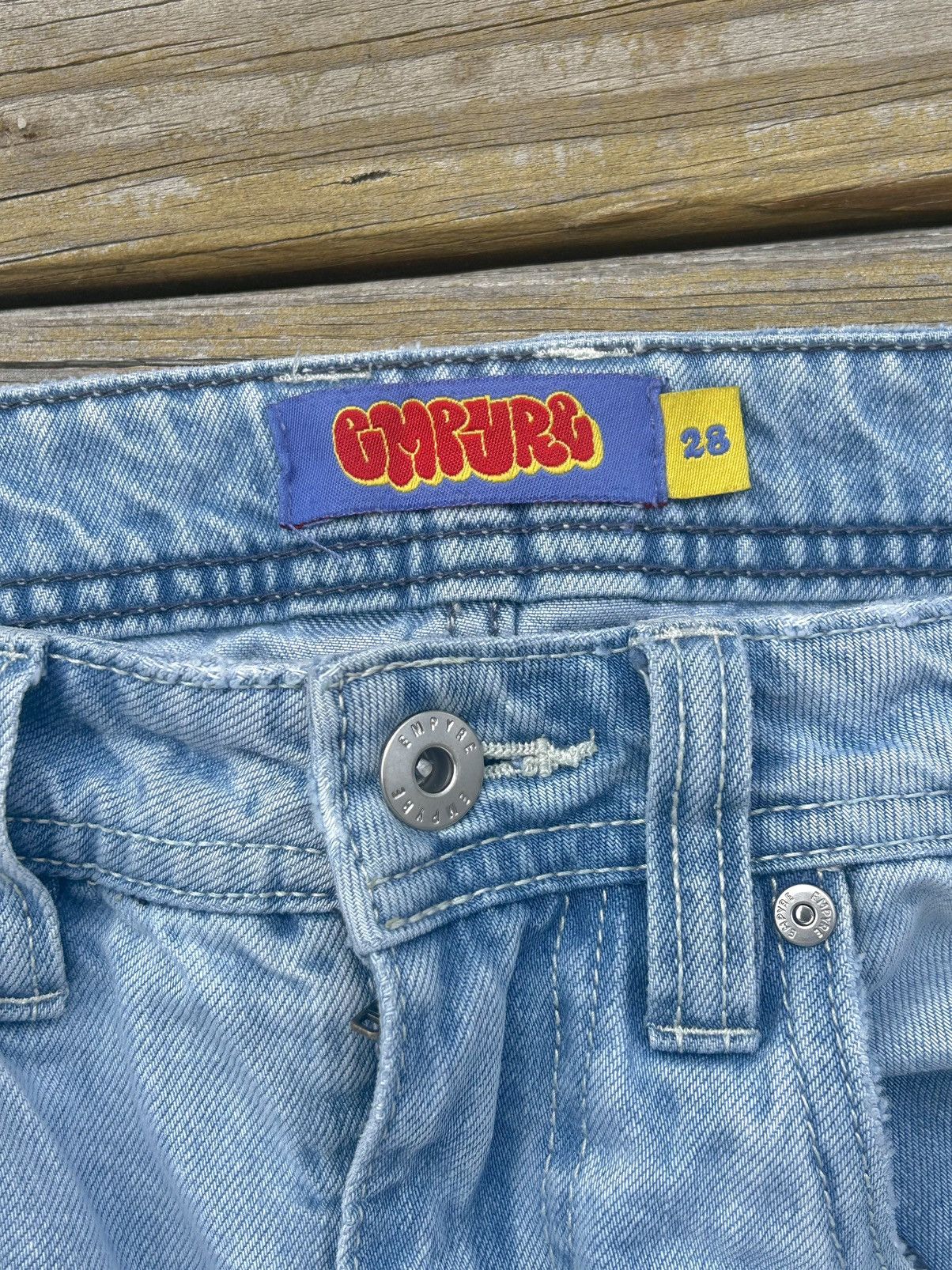 Empyre Y2K Empyre Boombox Light Wash Loose Fit Skate Jeans Size US 28 / EU 44 - 3 Thumbnail