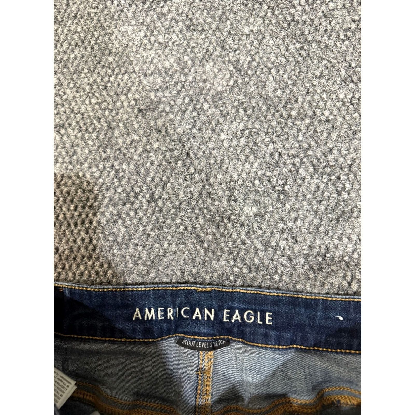 American Eagle Outfitters American Eagle Outfitters Jegging Jeans Womens 8 Long Dark Wash Blue Stretch 5-Pocket Denim High Rise Regular Inseam 30in Size 30" / US 8 / IT 44 - 4 Thumbnail