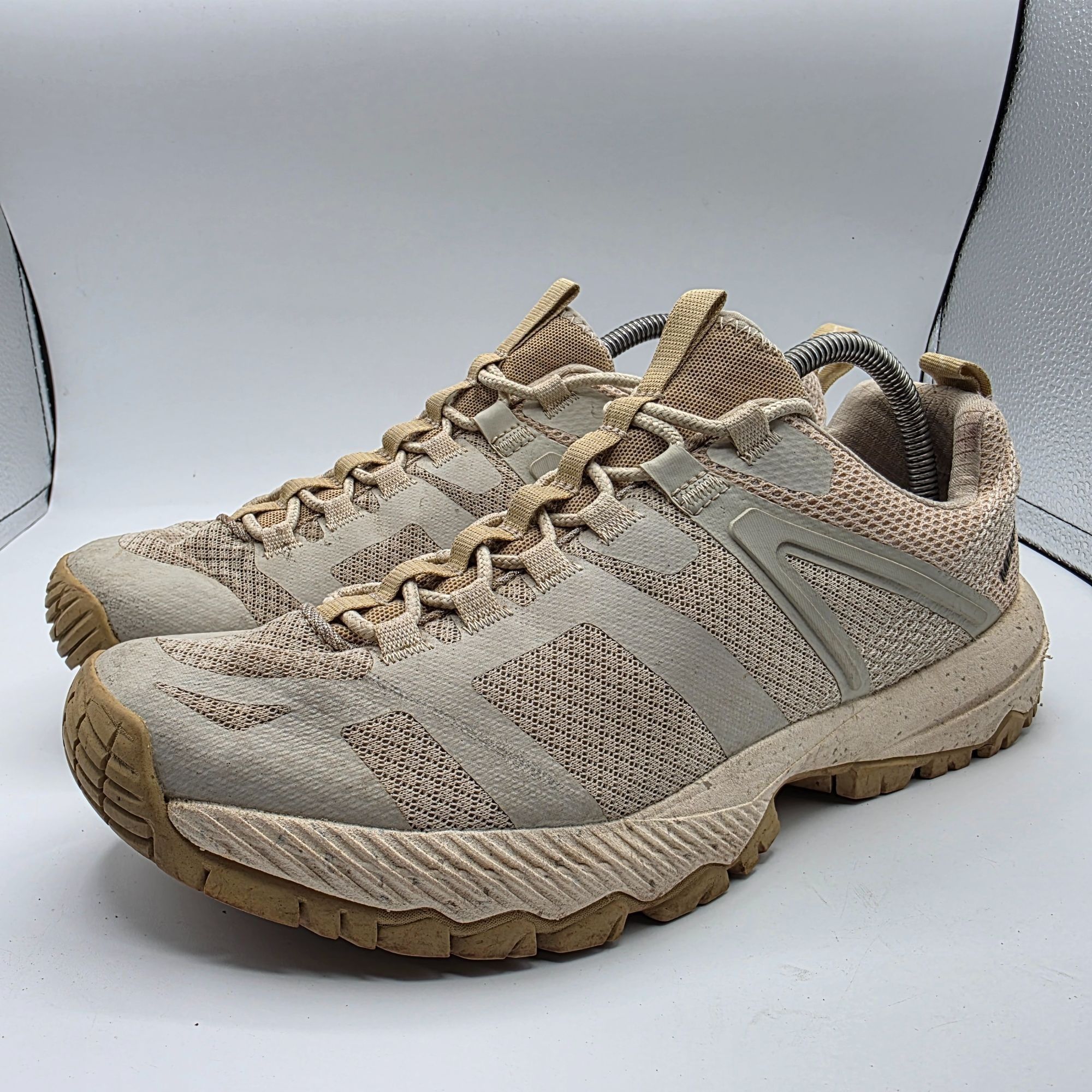 Merrell Merrell MQM Ace Tec 1TRL Oyster Chalk Mens Size 9.5 White Sh Size US 9.5 / EU 42-43 - 4 Thumbnail