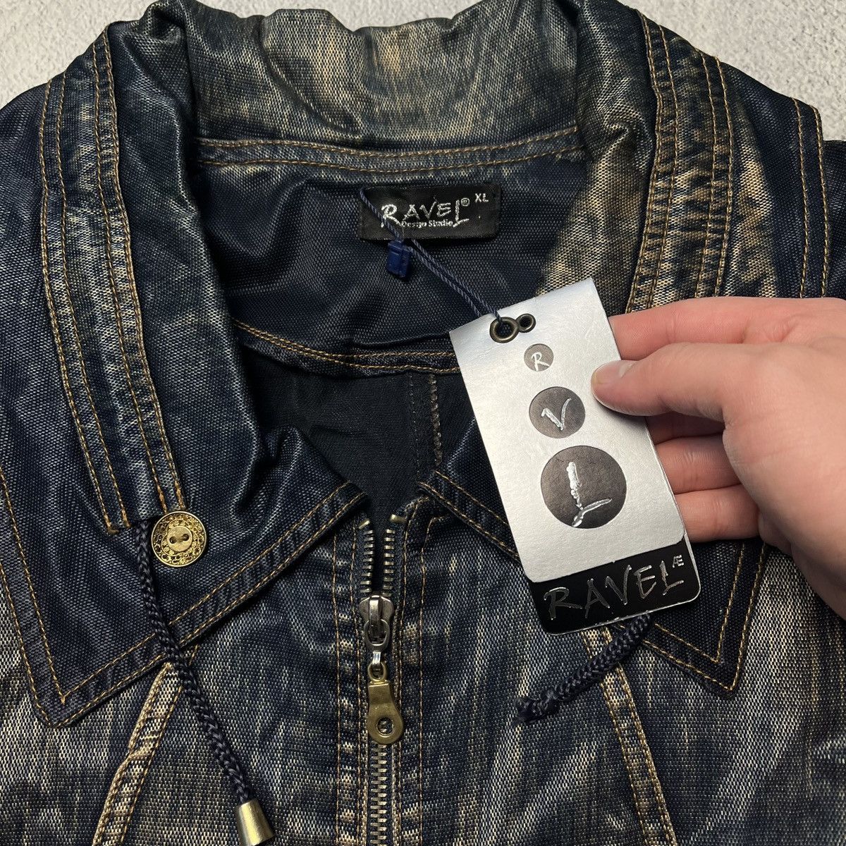 Japanese Brand × Vintage Y2K Japan style vintage Ravel Faded bomber jacket Size US XL / EU 56 / 4 - 4 Thumbnail