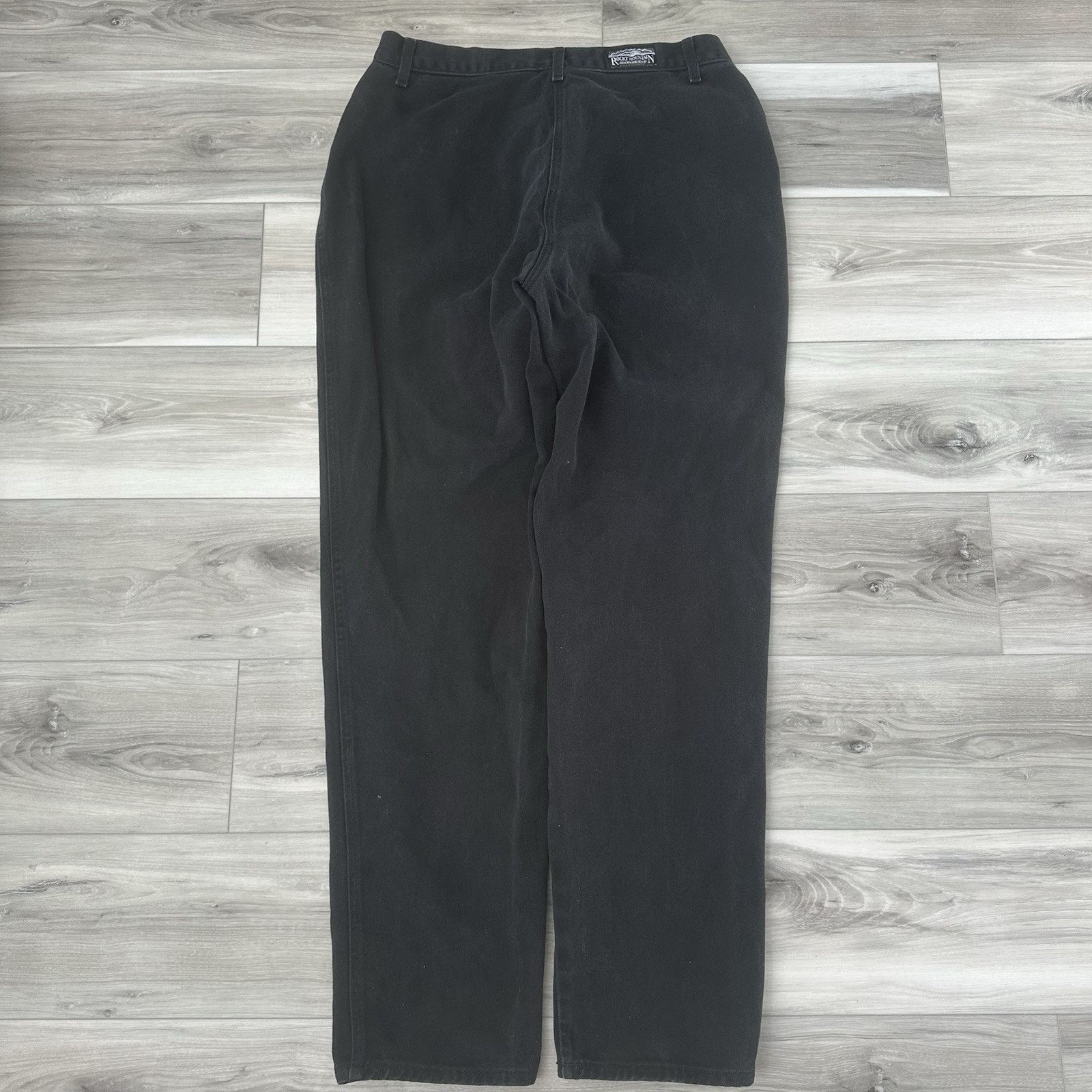 Vintage Rocky Mountain Vintage Jeans Women's 33x34 Black Bareback Size 33" - 8 Thumbnail