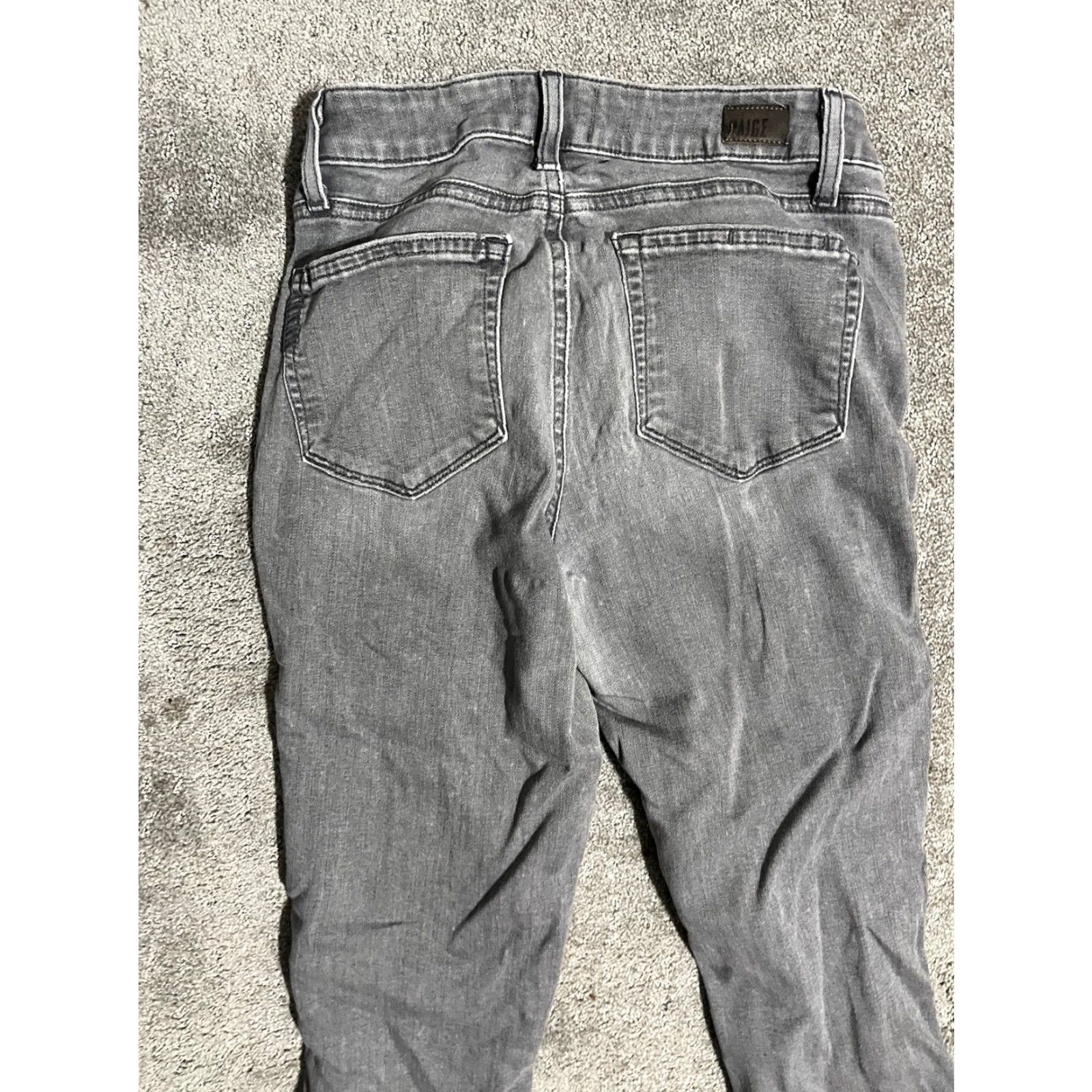 Paige Paige Jeans Womens Size 27 Gray Verdugo Ultra Skinny Denim Casual Ladies 28x29 Jeans Skinny Gray Womens 27 Age? Size 27" / US 4 / IT 40 - 4 Thumbnail