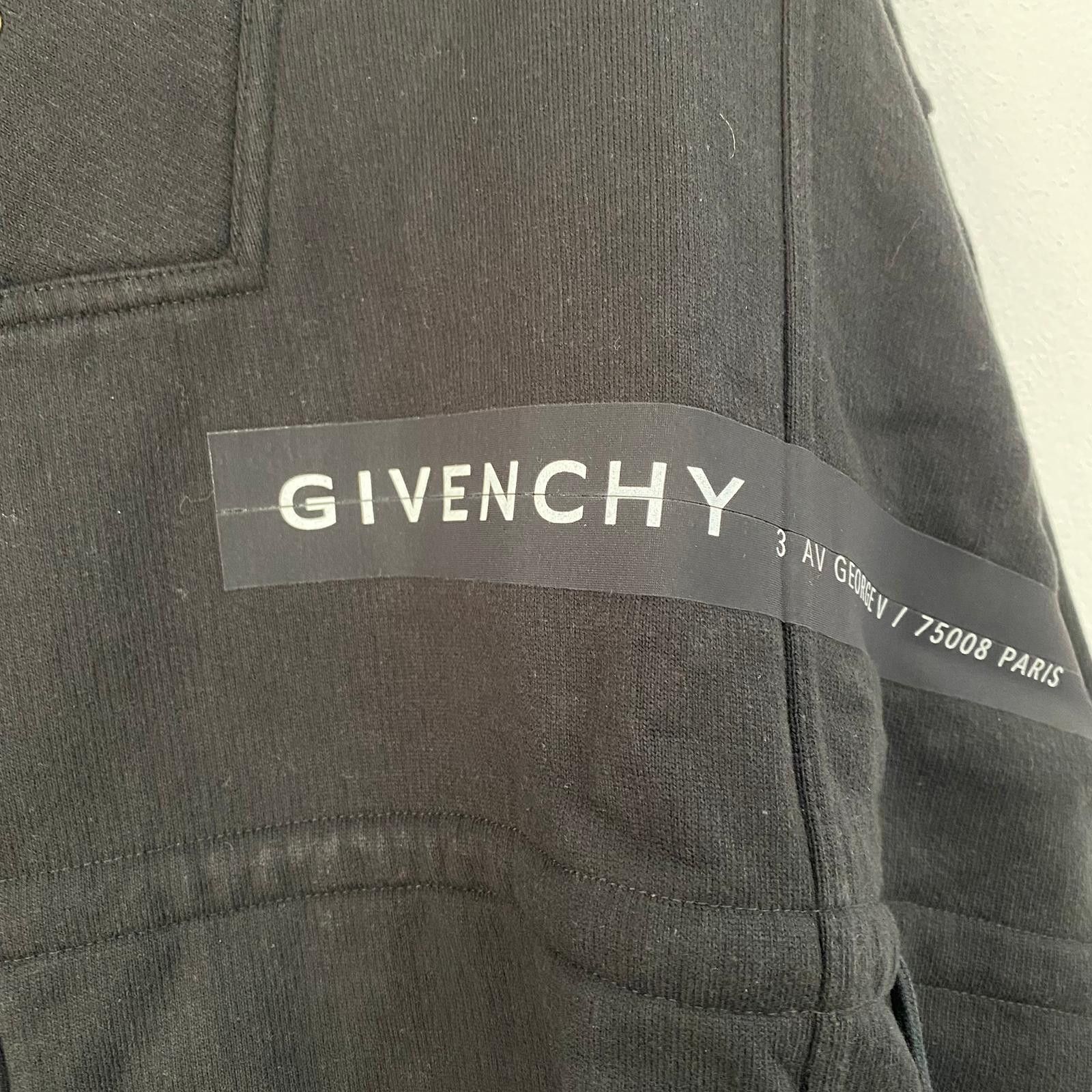 Givenchy Black Embroidered Logo Lace Up Oversized Sweatshirt Size US M / EU 48-50 / 2 - 4 Thumbnail
