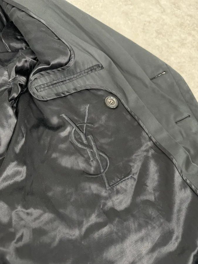 Yves Saint Laurent AW2005 Yves Saint Laurent Black Premium Classy Trench Coat Size US M / EU 48-50 / 2 - 9 Thumbnail