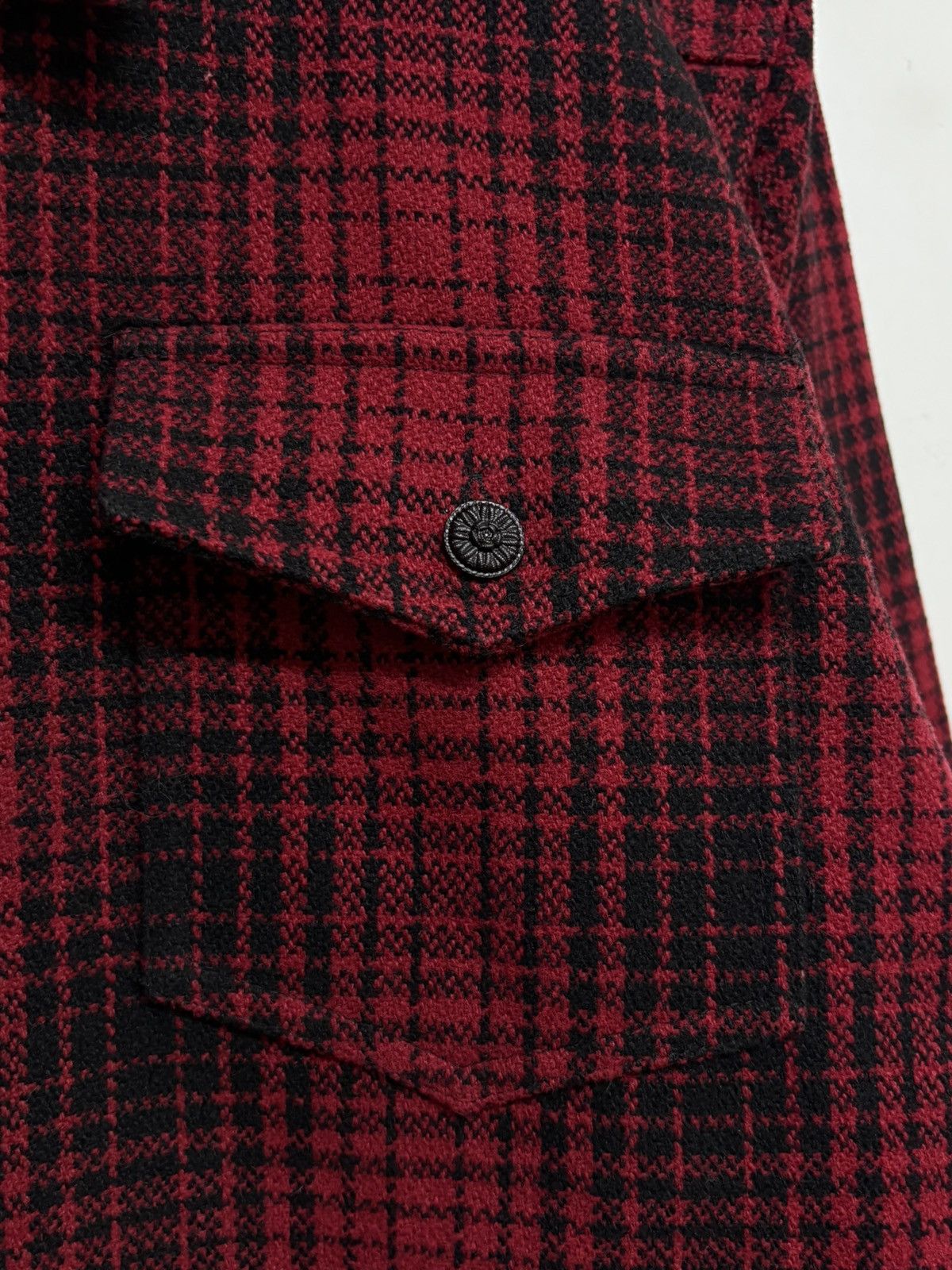 Off-White Off White Tartan Check Flannel Overshirt Jacket Button Up Size US M / EU 48-50 / 2 - 9 Thumbnail