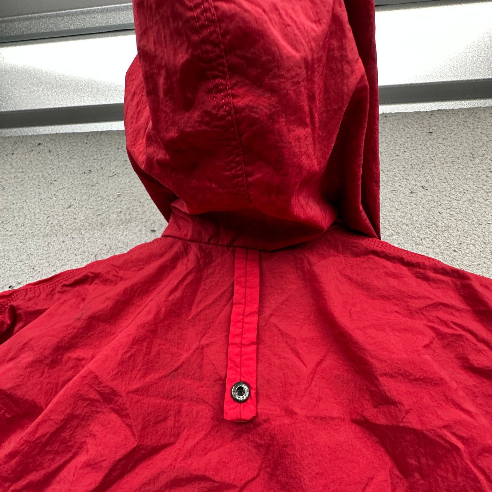 Nike Vintage 90s Nike Windbreaker Jacket Womens S 1/4 Button Red Size S / US 4 / IT 40 - 12 Thumbnail