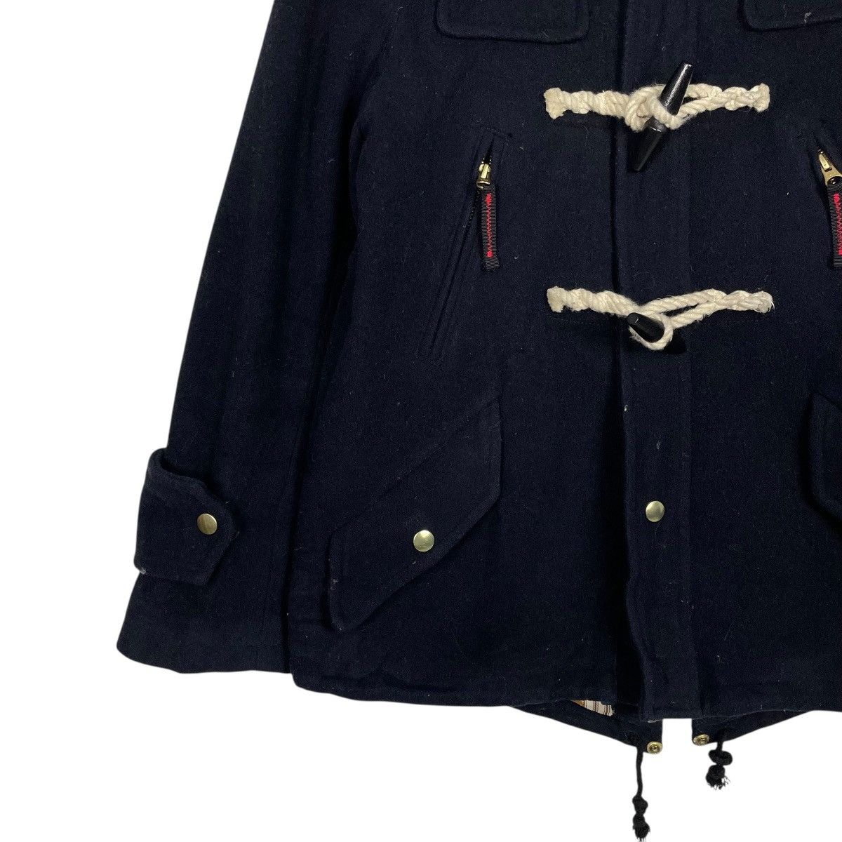 Ne-Net Ne-net Hooded Wool Duffle Jacket Size US S / EU 44-46 / 1 - 4 Thumbnail