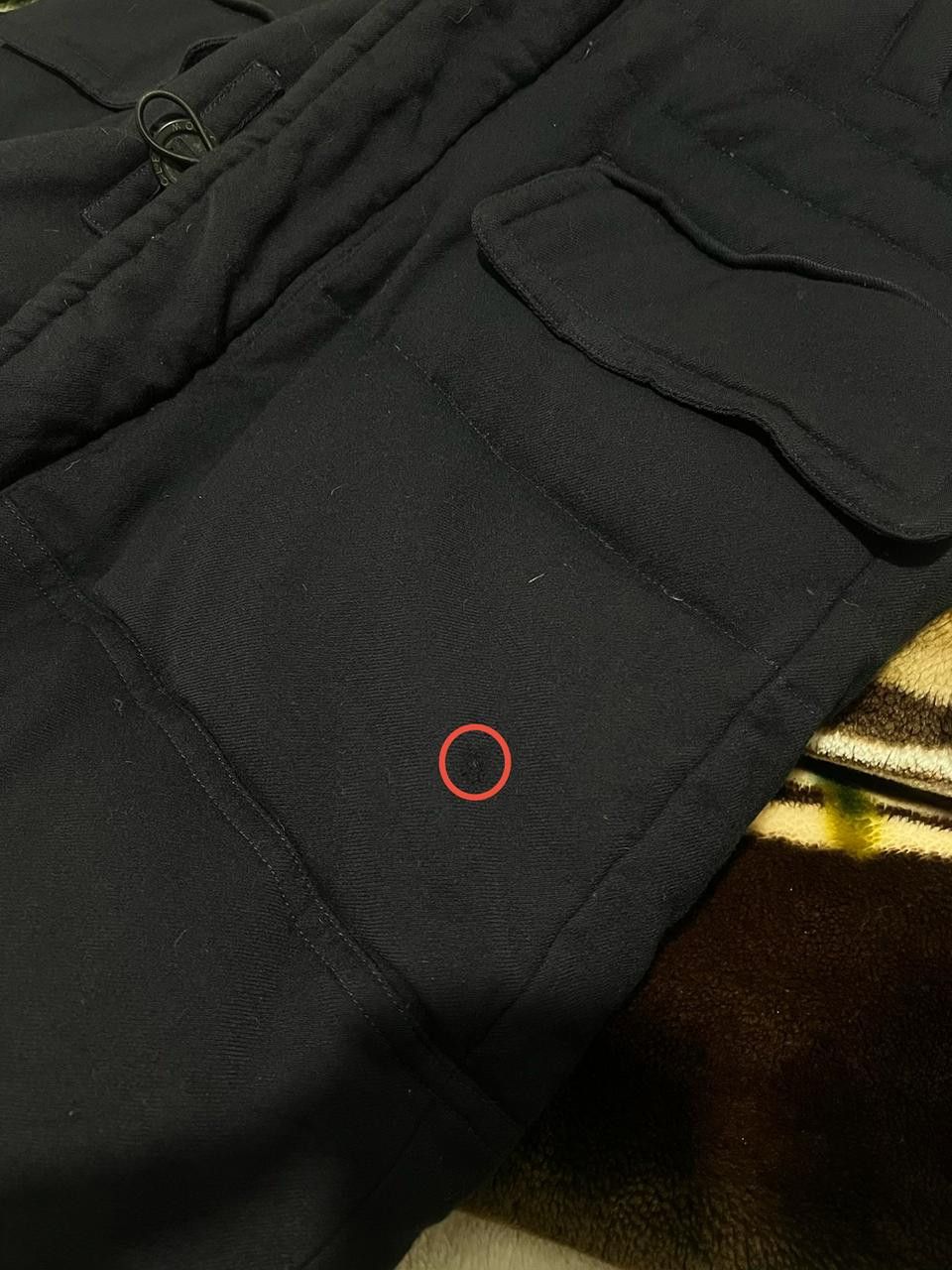 Moncler Moncler Long Wool Parka Navy Size US XL / EU 56 / 4 - 22 Thumbnail