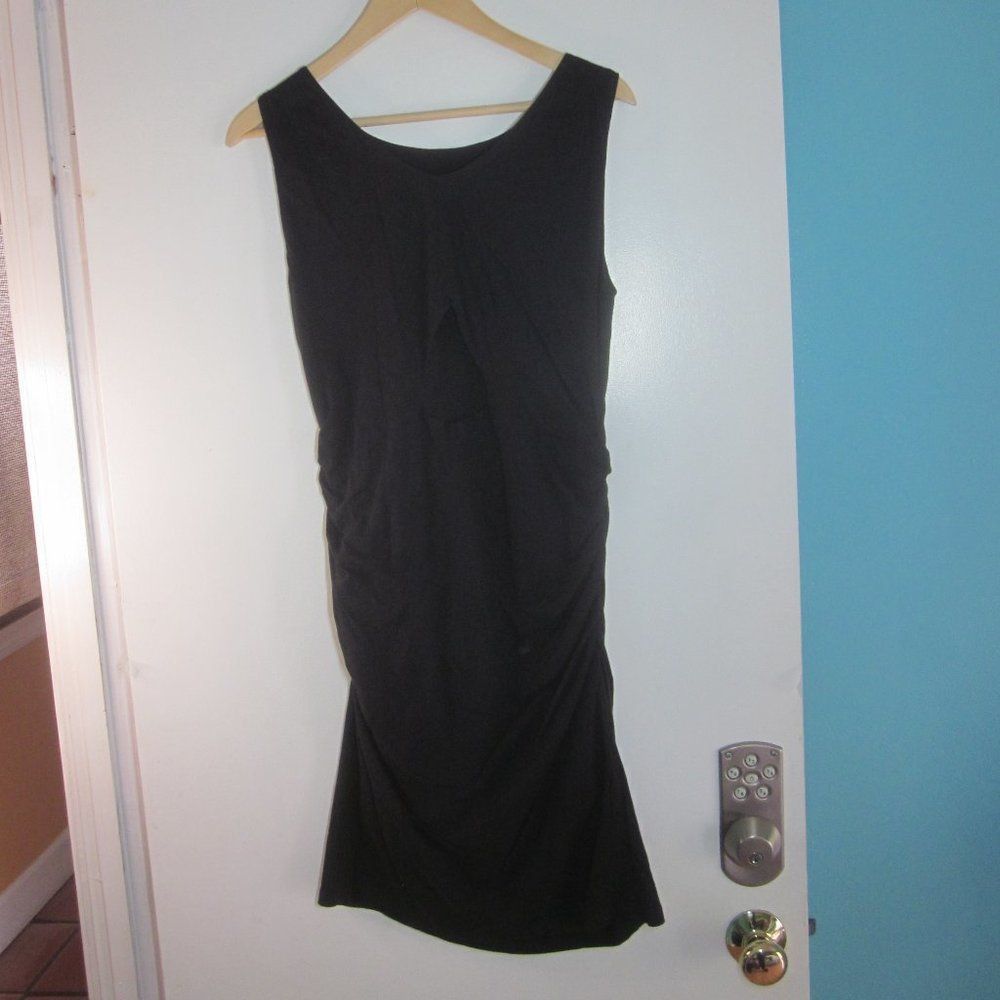 Saks Fifth Avenue FIRTH Cotton Ruched Bodycon Dress Size M Size M / US 6-8 / IT 42-44 - 8 Thumbnail