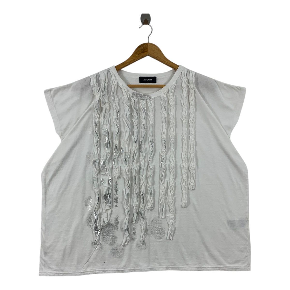Japanese Brand × Zucca ZUCCA art baggy women’s tee Size US M / EU 48-50 / 2 - 1 Thumbnail