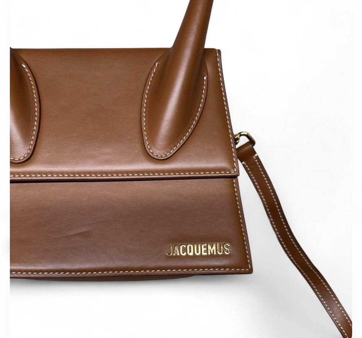 Jacquemus Jacquemus Le grand Chiquito Moyen Top-Handle Leather Bag Size ONE SIZE - 3 Thumbnail