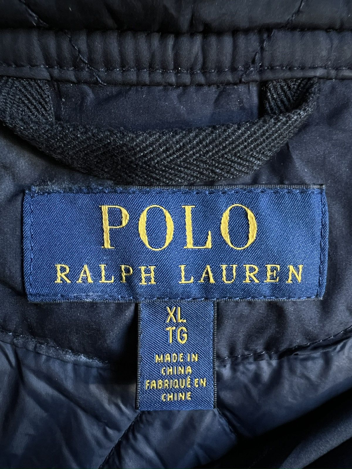 Polo Ralph Lauren Granatowa pikowana kurtka Polo Ralph Lauren Size US XL / EU 56 / 4 - 3 Thumbnail