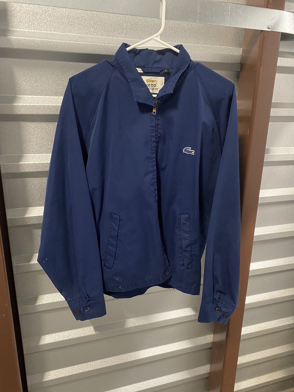 Lacoste × Vintage 1990’s Lacoste Zip-up Jacket Size US L / EU 52-54 / 3 - 1 Thumbnail