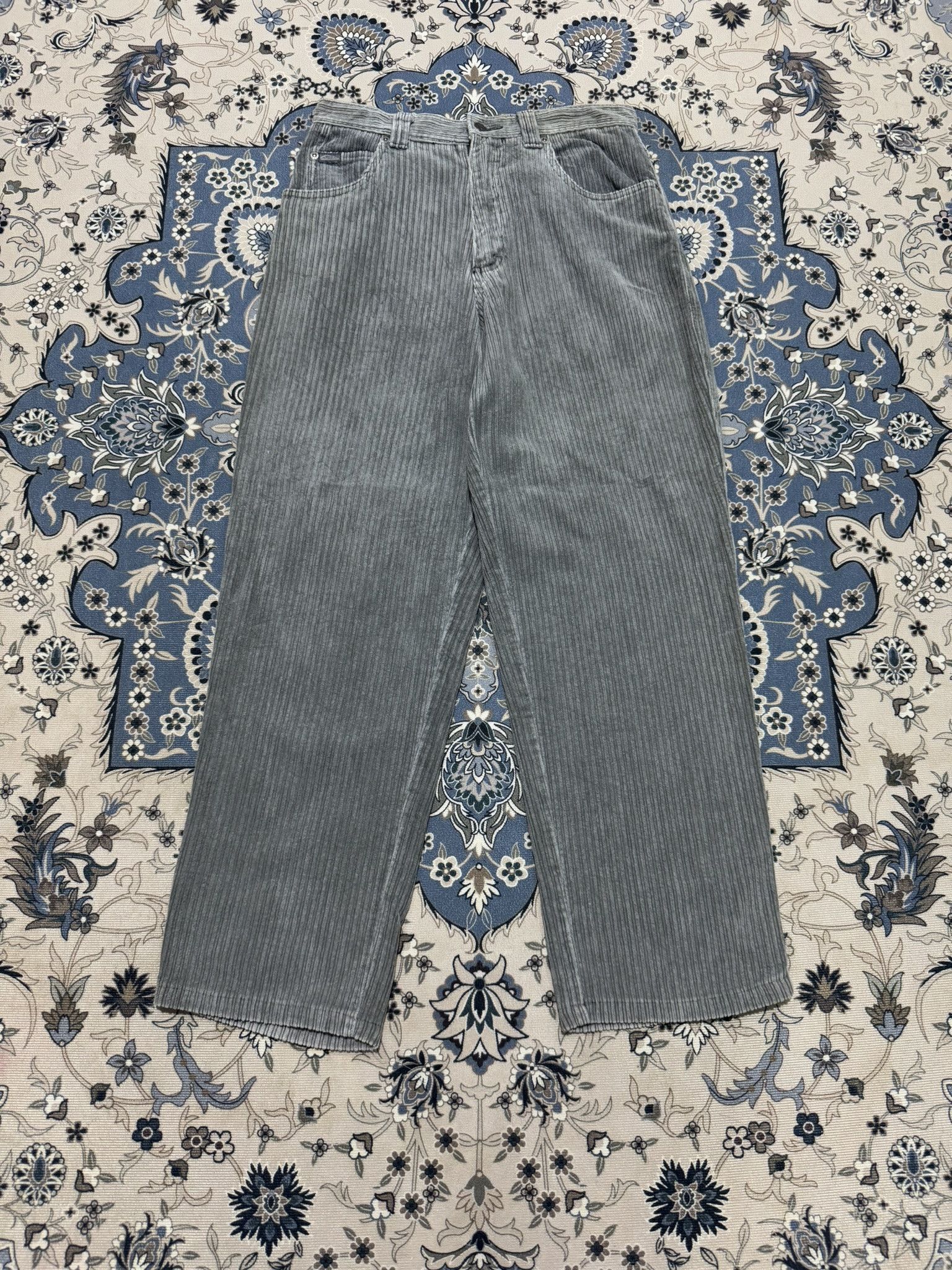 Quicksilver × Vintage Vintage 90 Quicksilver Salt Water Corduroy Surf skate Pants Size US 28 / EU 44 - 1 Thumbnail