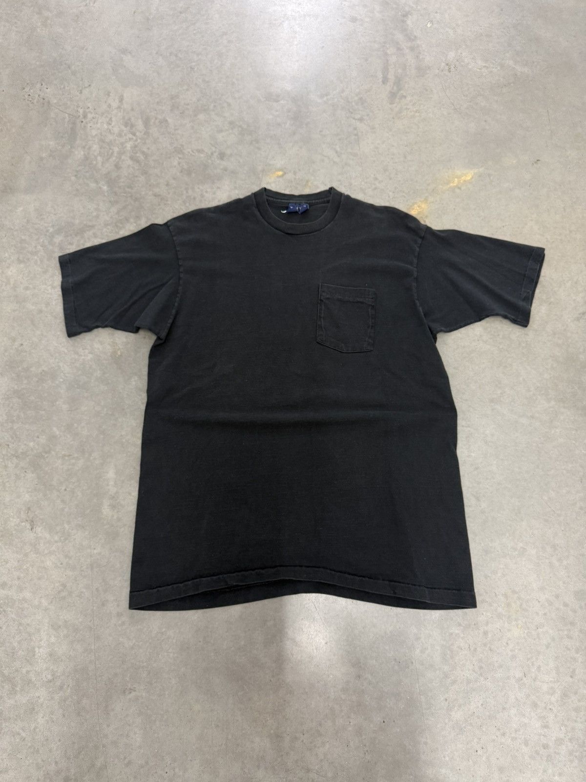 Japanese Brand Black Vintage Pocket T Shirt 90s Single Stitch USA Made XL Size US XL / EU 56 / 4 - 7 Thumbnail