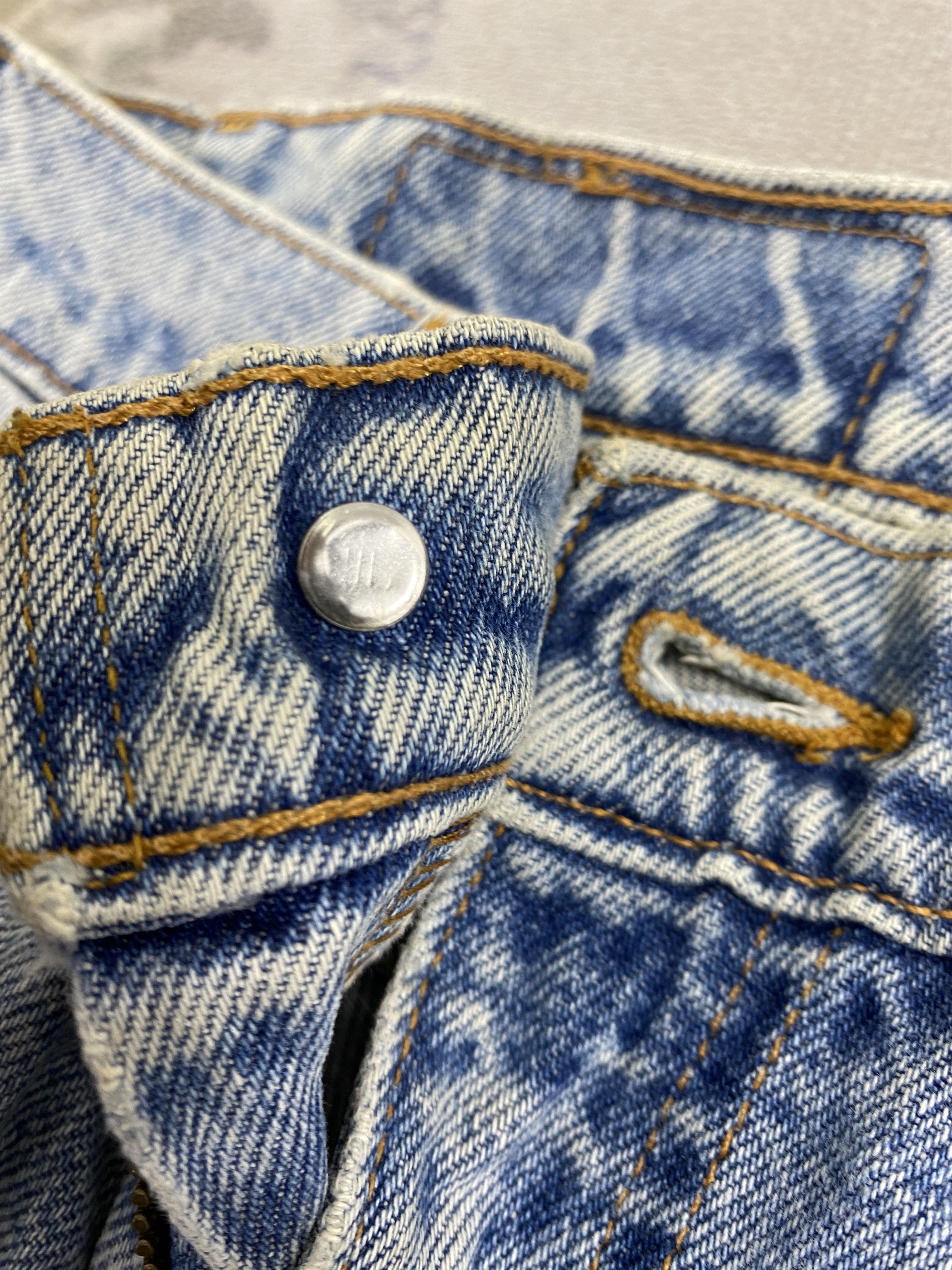 Levi's Distressed Blue Vintage Levi's 505 Shorts Jeans 32x11-JN3784 Size US 32 / EU 48 - 7 Thumbnail