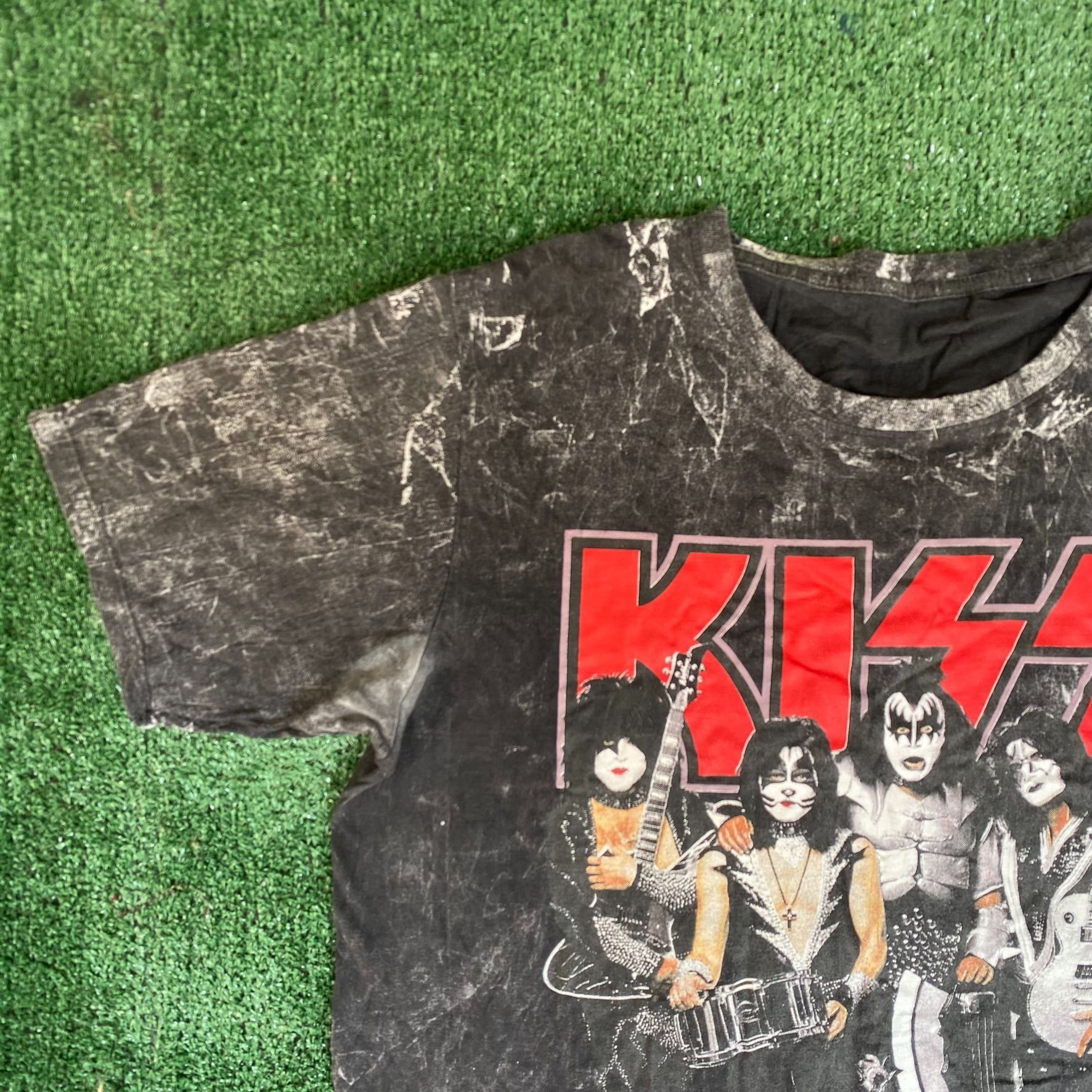 Band Tees Vintage Y2K KISS Band Shirt Punk Glam Metal Logo Rock Tee Size US L / EU 52-54 / 3 - 2 Thumbnail