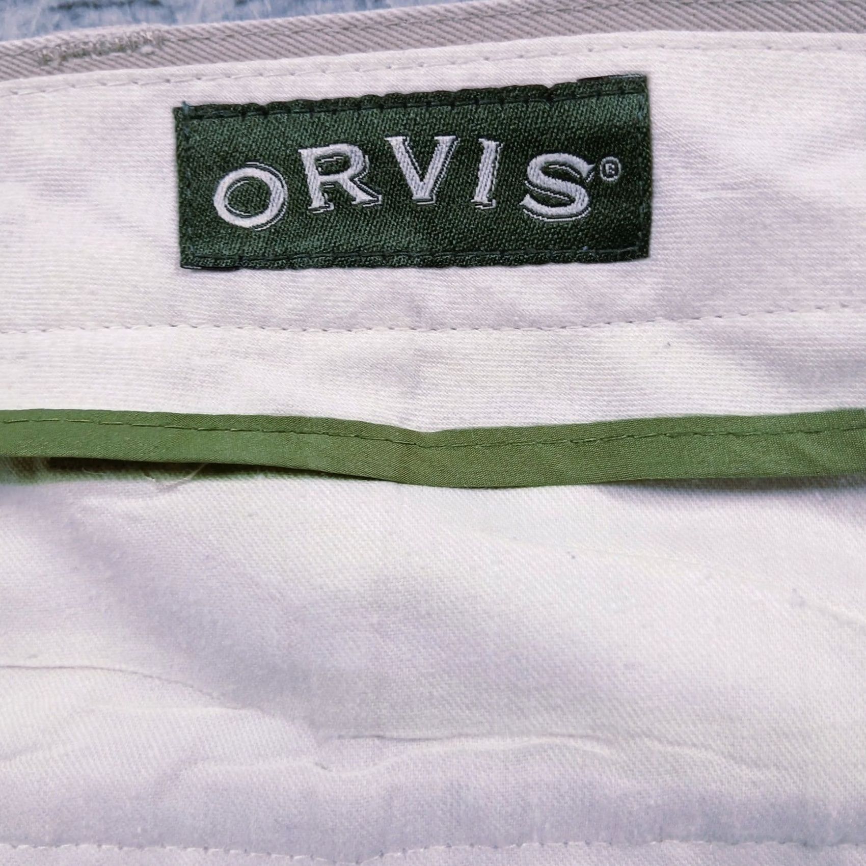 Orvis Orvis Men's Ultimate Khakis Flat Front Chino Pants 36x30 Beige Cotton EUC Size US 36 / EU 52 - 5 Thumbnail