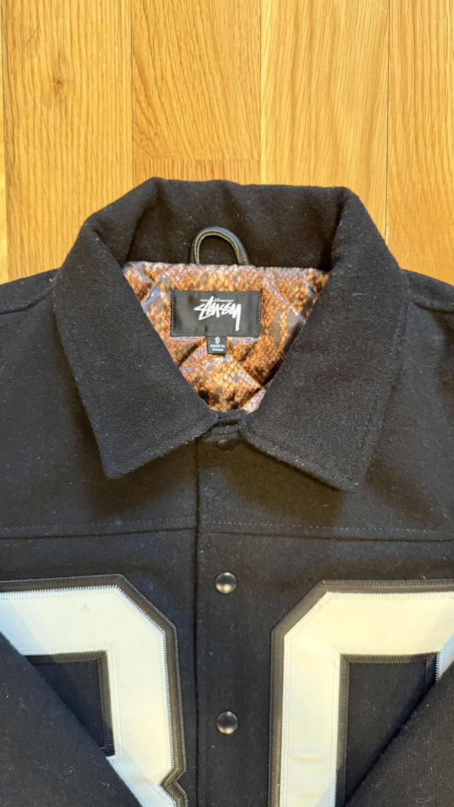 Stussy Stussy 2023 Wool Varsity Jacket Size US S / EU 44-46 / 1 - 2 Thumbnail