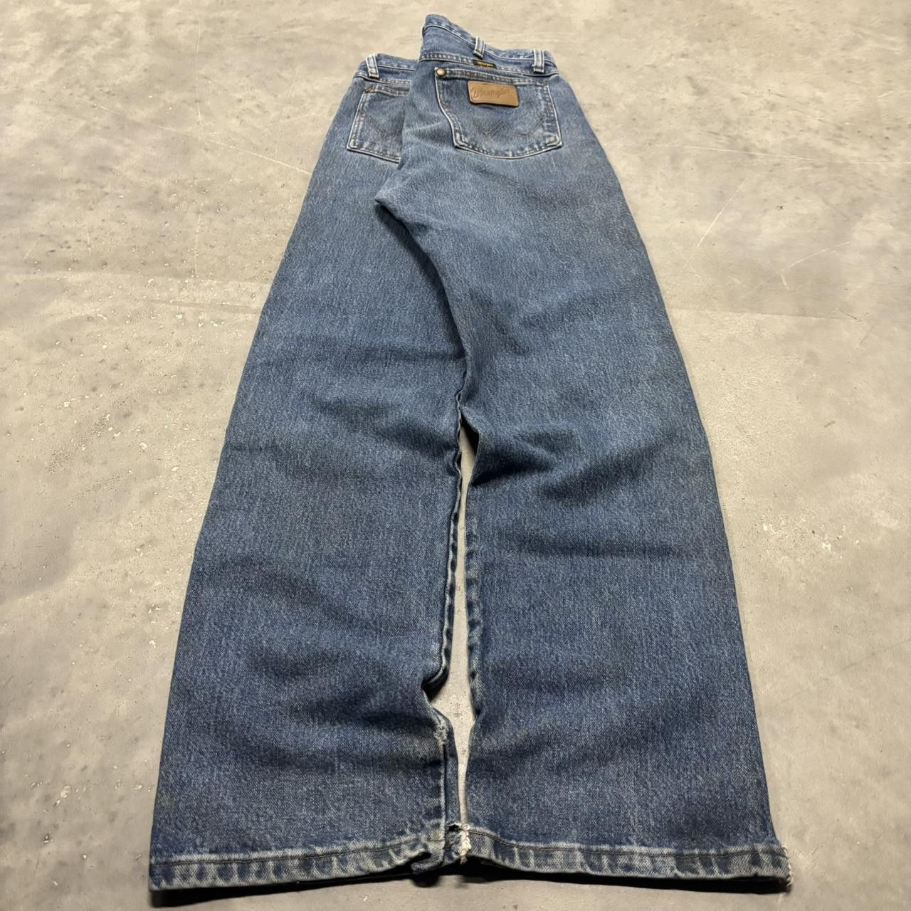 Japanese Brand × Vintage Crazy Vintage 90s Dark Wash Essential Denim Jeans! Size US 30 / EU 46 - 4 Thumbnail