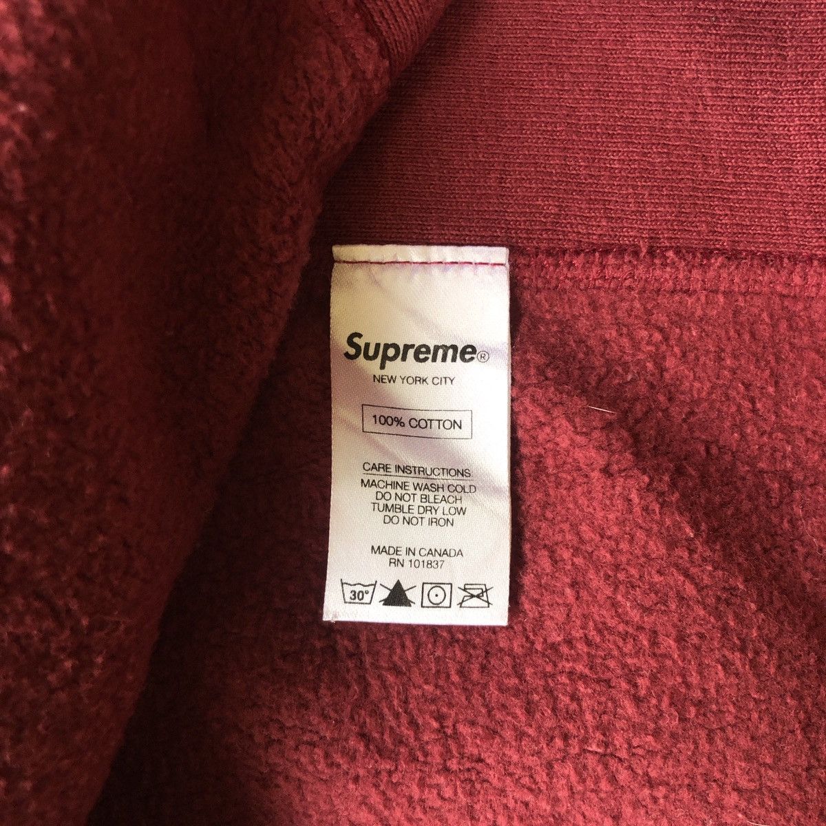 Supreme SUPREME BLADE WHOLE CAR HOODIE MAROON FW16 Size US M / EU 48-50 / 2 - 5 Thumbnail