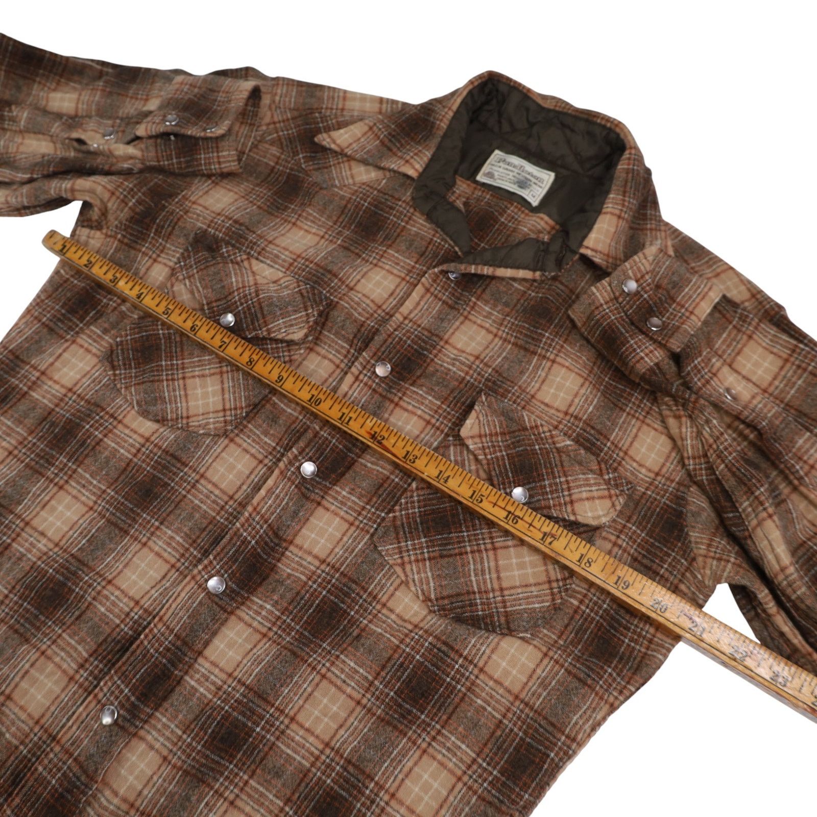 Pendleton × Vintage True Vintage Pendleton Western Pearl Snap Wool flannel Shirt Size US M / EU 48-50 / 2 - 8 Thumbnail