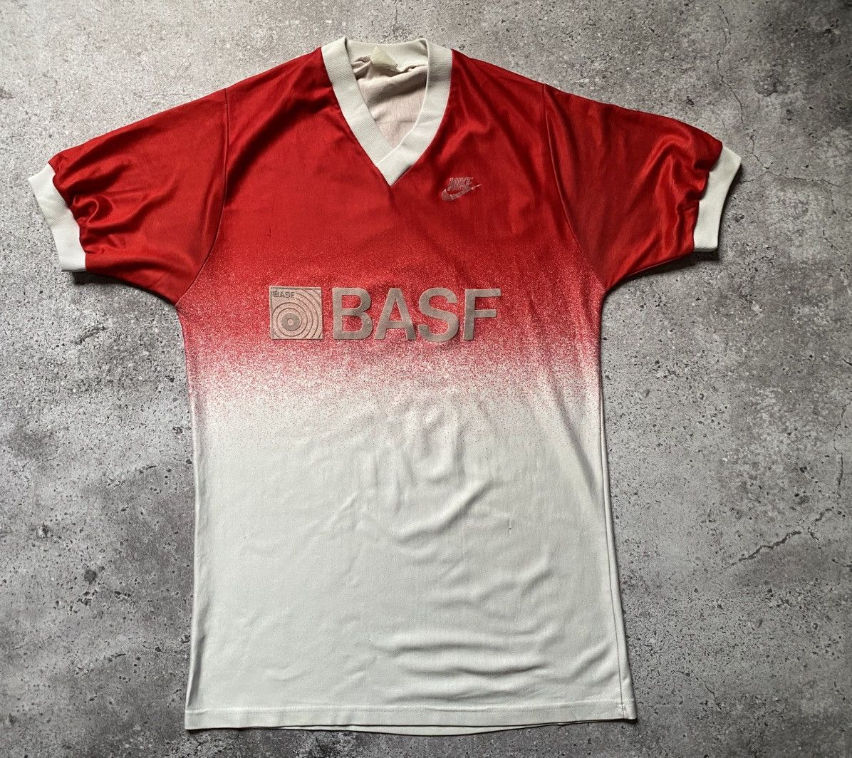 Nike × Vintage ❤️ 70's NIKE Rare vintage soccer jersey shirt red/ white Size US M / EU 48-50 / 2 - 1 Thumbnail