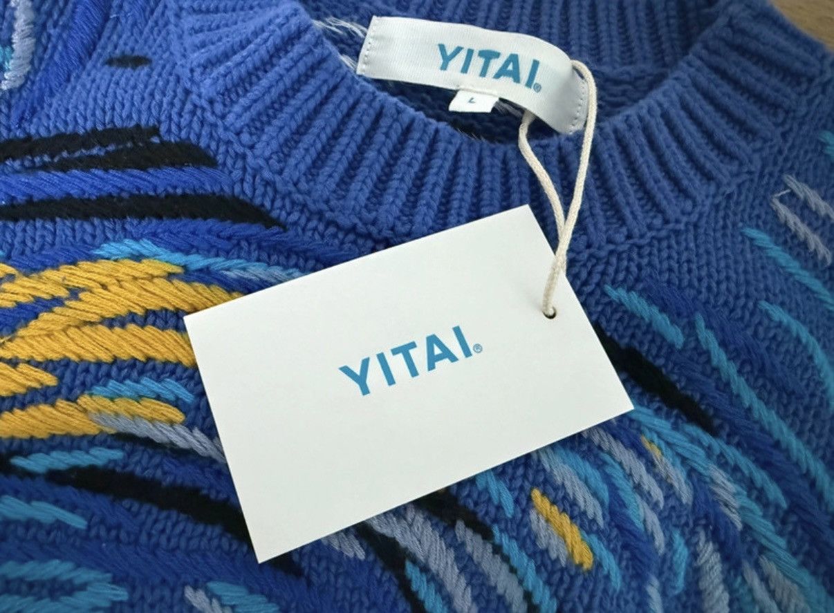 YITAI YITAI Starry Night Embroidery Sweater Size US L / EU 52-54 / 3 - 6 Thumbnail