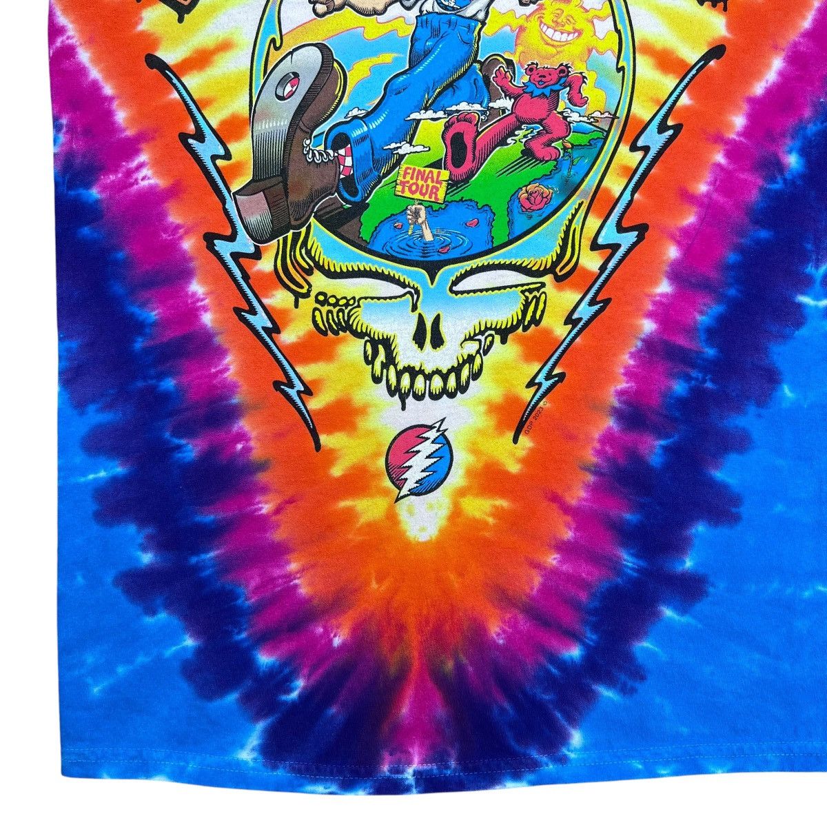 Band Tees × Grateful Dead × Vintage 2023 Dead And Company Final Summer Tour Tie Dye Band T-Shirt Size US S / EU 44-46 / 1 - 5 Thumbnail