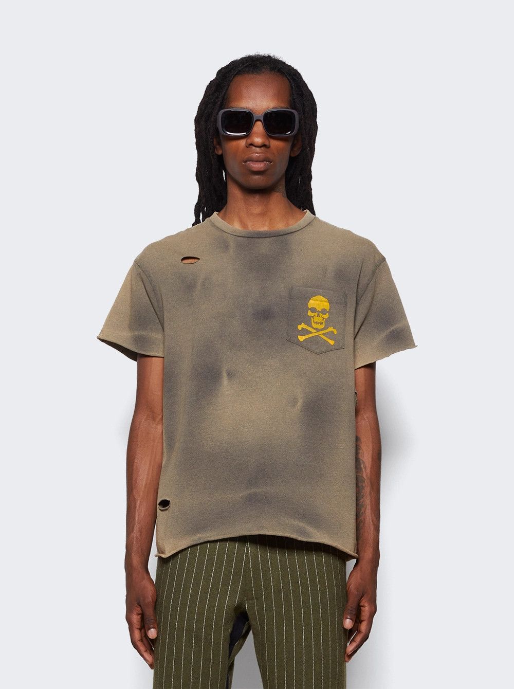 Gallery Dept. o1gr1nt0426 Zip T-Shirt in Black Size US XS / EU 42 / 0 - 3 Thumbnail