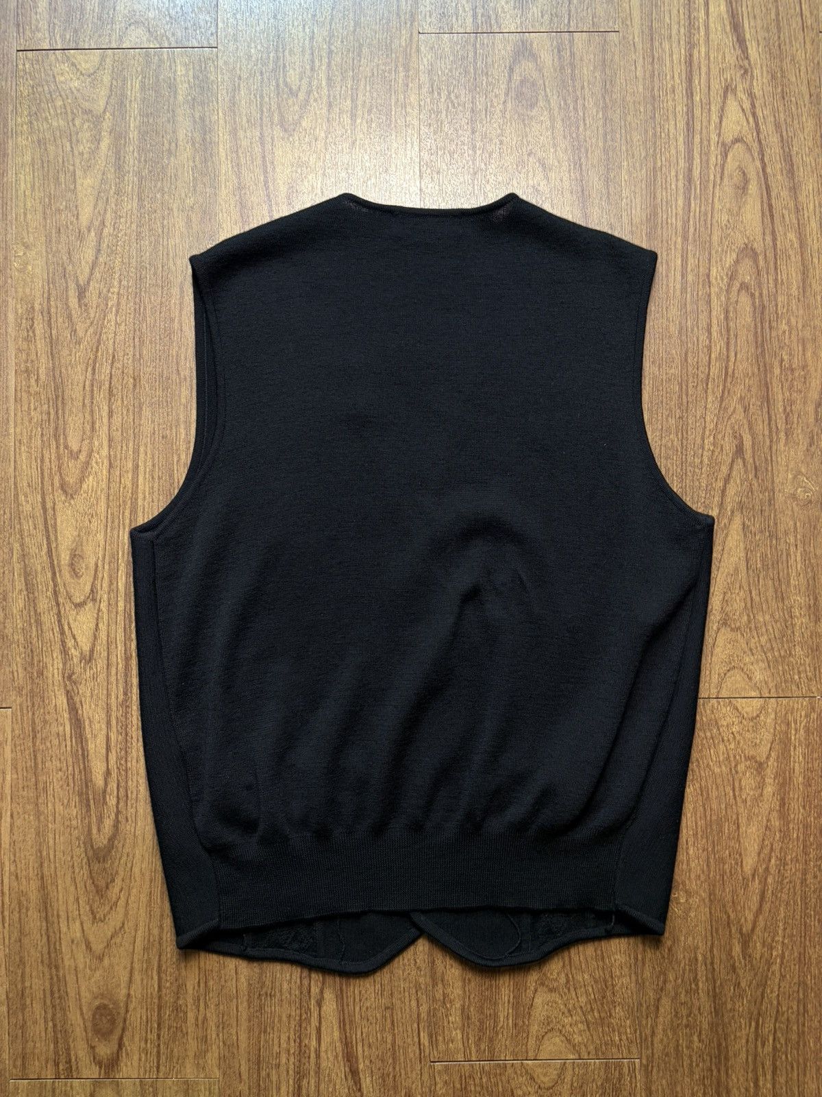 Yves Saint Laurent FREE TAX! Pour Homme Wool Knitted Buttoned Vest Size US M / EU 48-50 / 2 - 4 Thumbnail