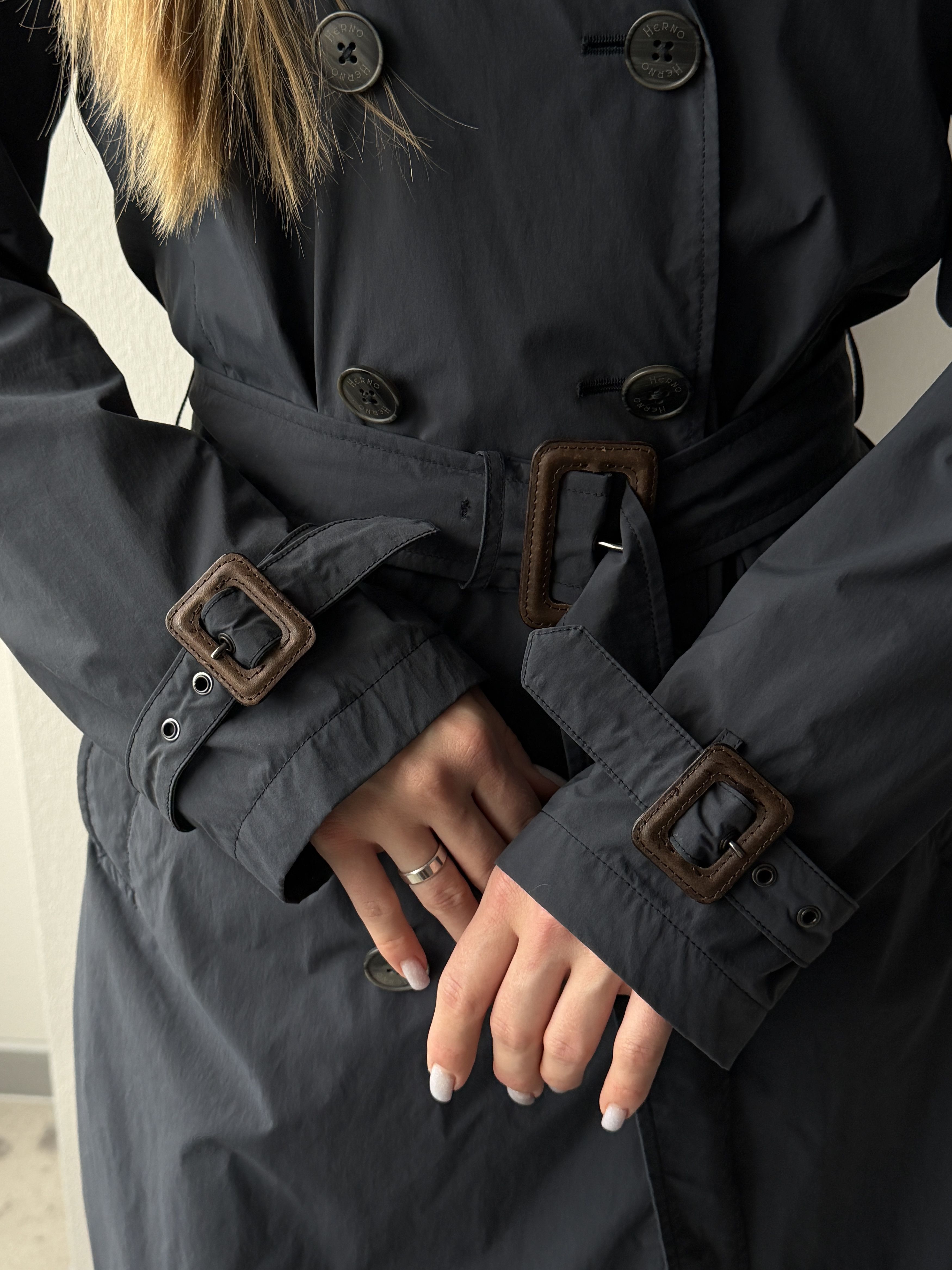 Herno herno trench coat jacket Rain Collection size 48 Size XL / US 12-14 / IT 48-50 - 3 Thumbnail