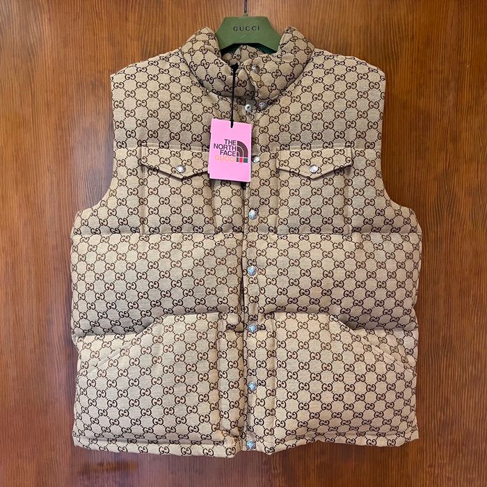 Gucci North Face Gucci Puffer Vest in XL | Grailed